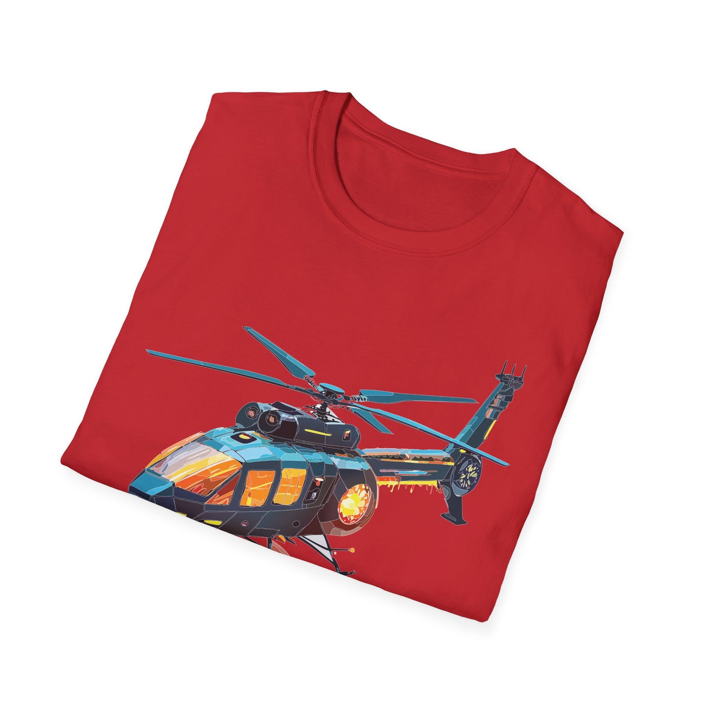 Chopper Shirt, Helicopter Shirt, Shirt with Helicopter, T Shirt with Chopper