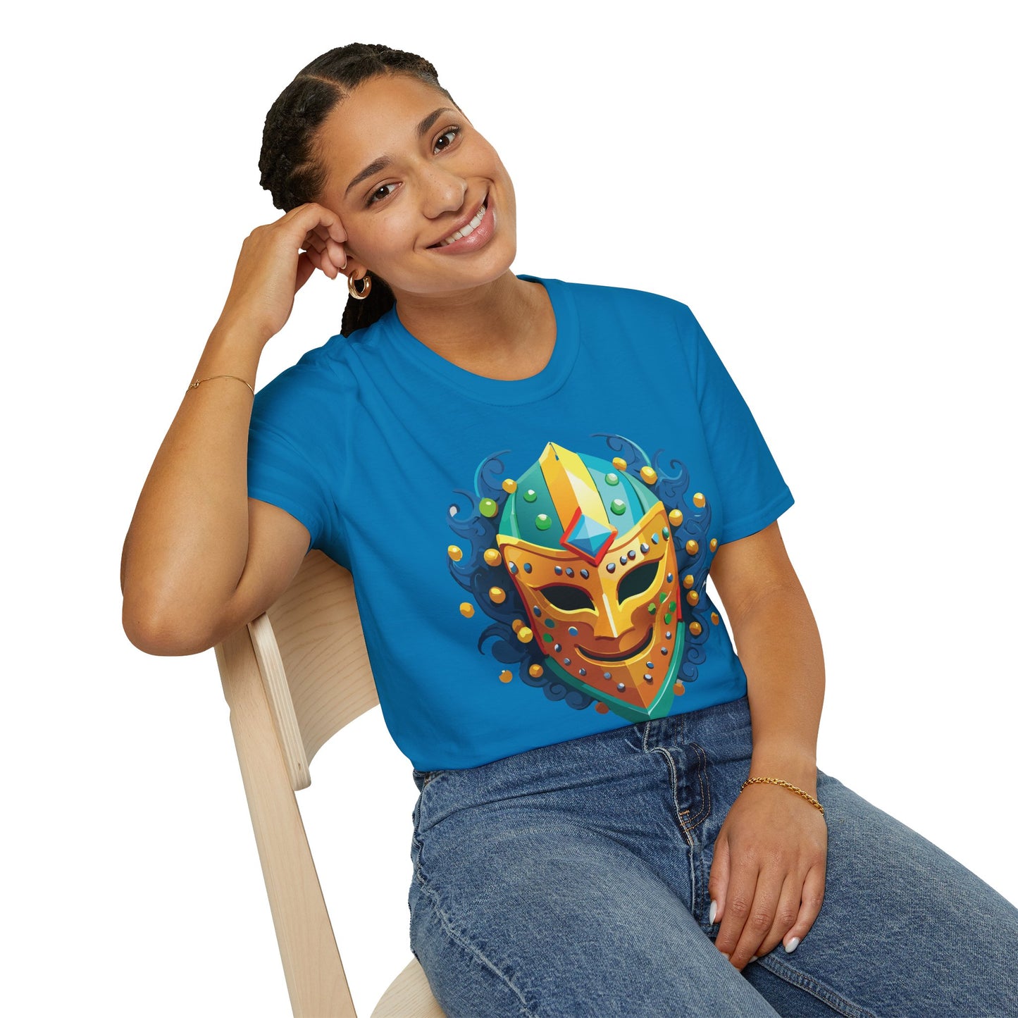 Mask Tee Shirt, Mask Shirt, Shirt with Mask, Masquerade Tees