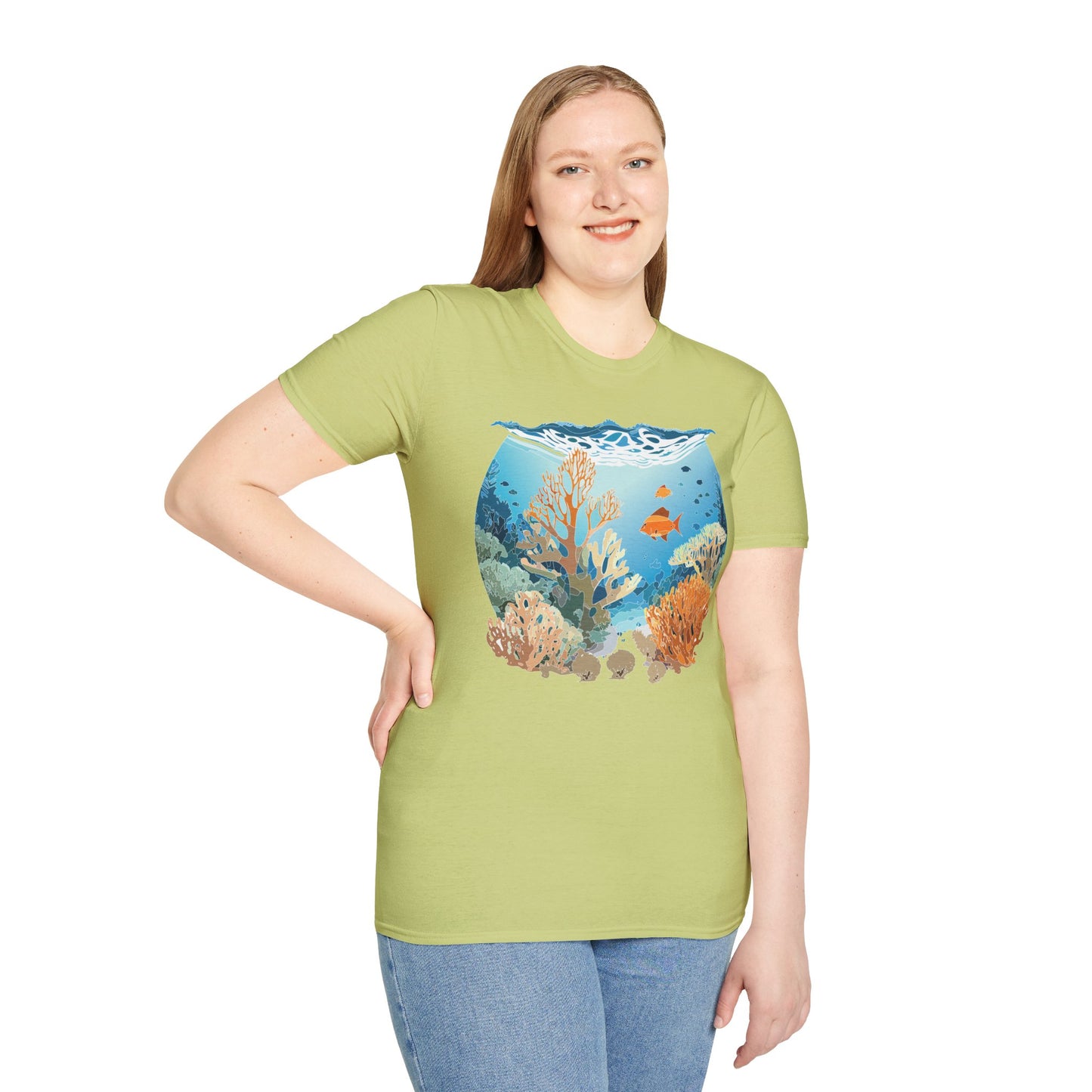 Ocean Tee Shirt, Ocean Shirt, Shirt with Ocean, U boat Tees, Shirt with U-Boat