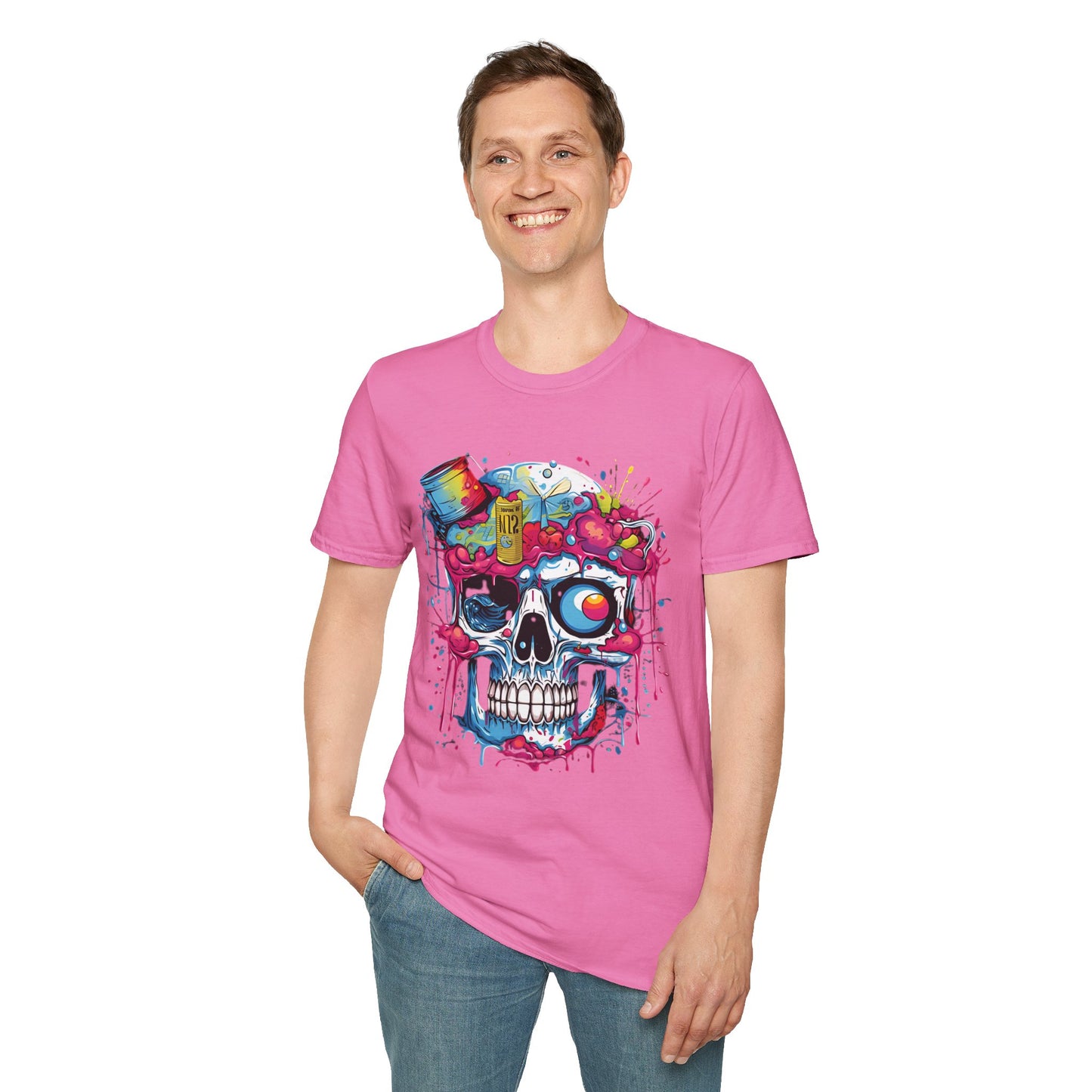 Skull Tee Shirt, Skeleton Shirt, Shirt with Skull, Shirt with Skeleton