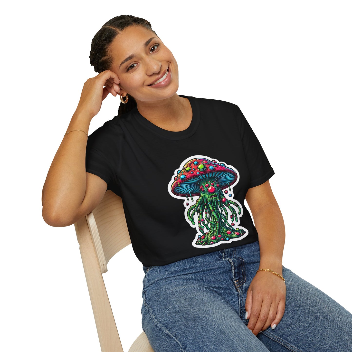 Mashroom Tee Shirt, Mashroom Shirt, Shirt with Funny Mashroom, Shirt with Fungus