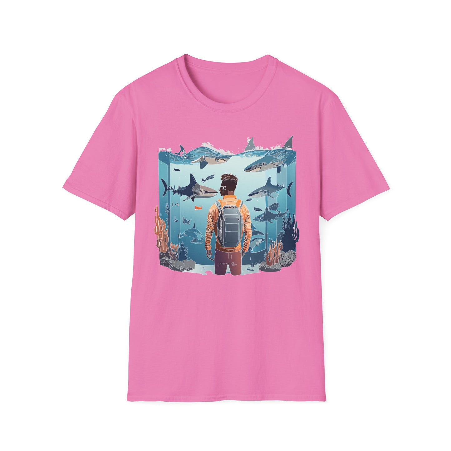 Ocean Tee Shirt, Ocean Shirt, Shirt with Ocean, U boat Tees, Shirt with U-Boat