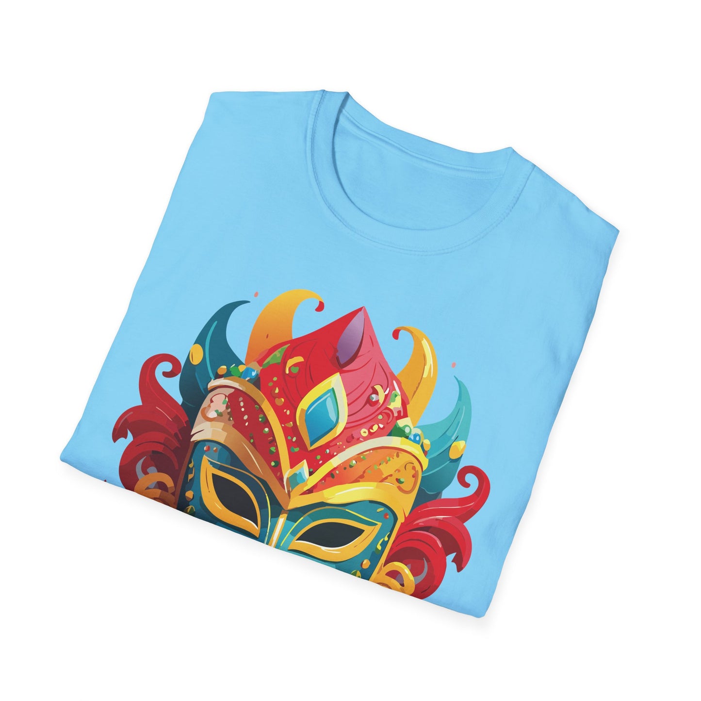 Mask Tee Shirt, Mask Shirt, Shirt with Mask, Masquerade Tees