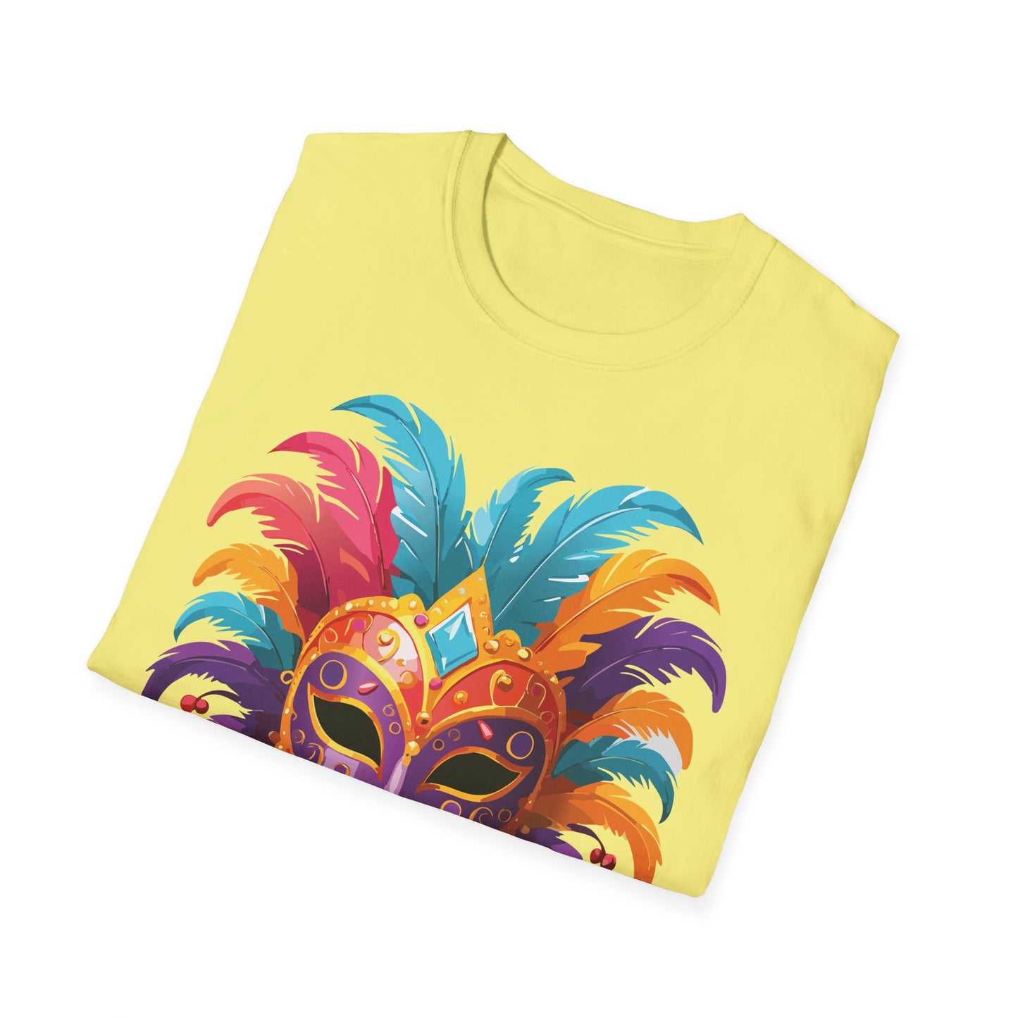 Mask Tee Shirt, Mask Shirt, Shirt with Mask, Masquerade Tees