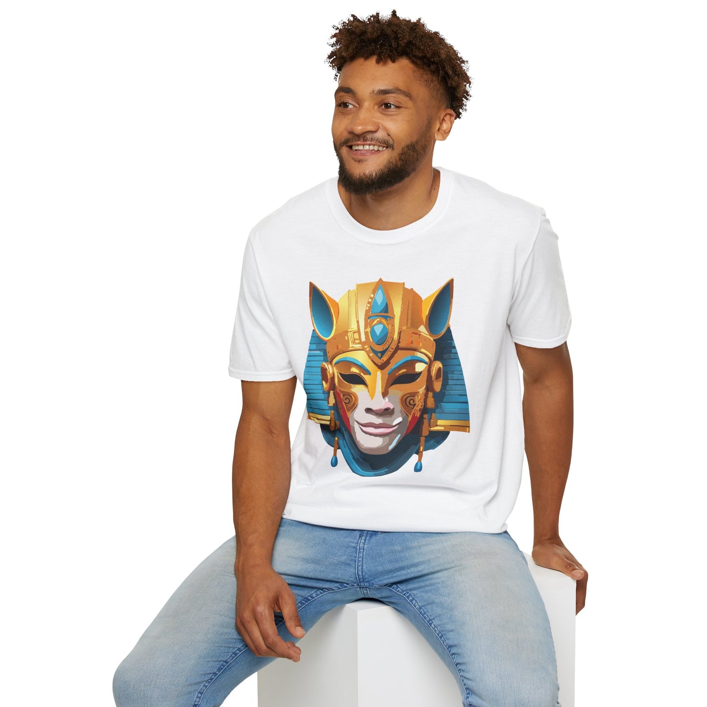 Mask Tee Shirt, Mask Shirt, Shirt with Mask, Masquerade Tees