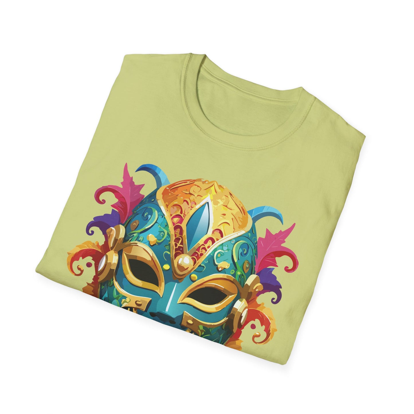 Mask Tee Shirt, Mask Shirt, Shirt with Mask, Masquerade Tees