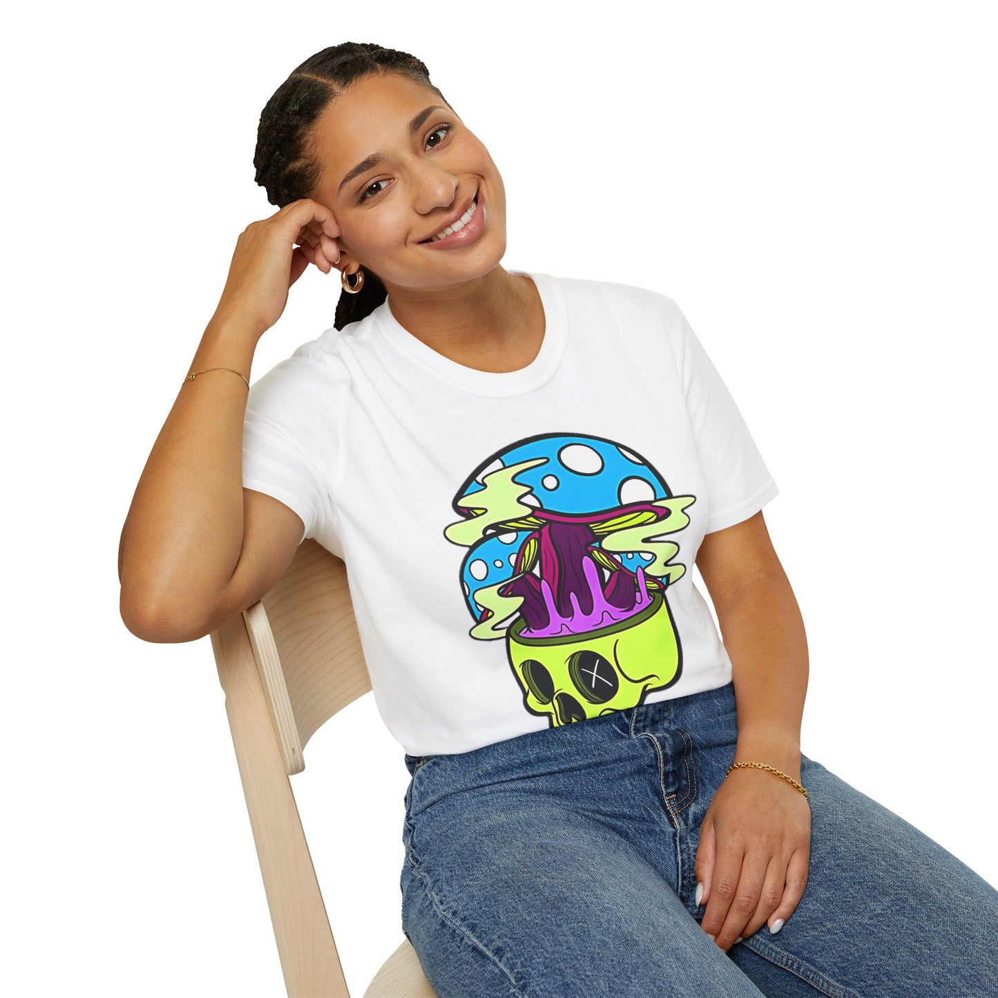 Skull Tee Shirt, Skeleton Shirt, Shirt with Skull, Shirt with Skeleton