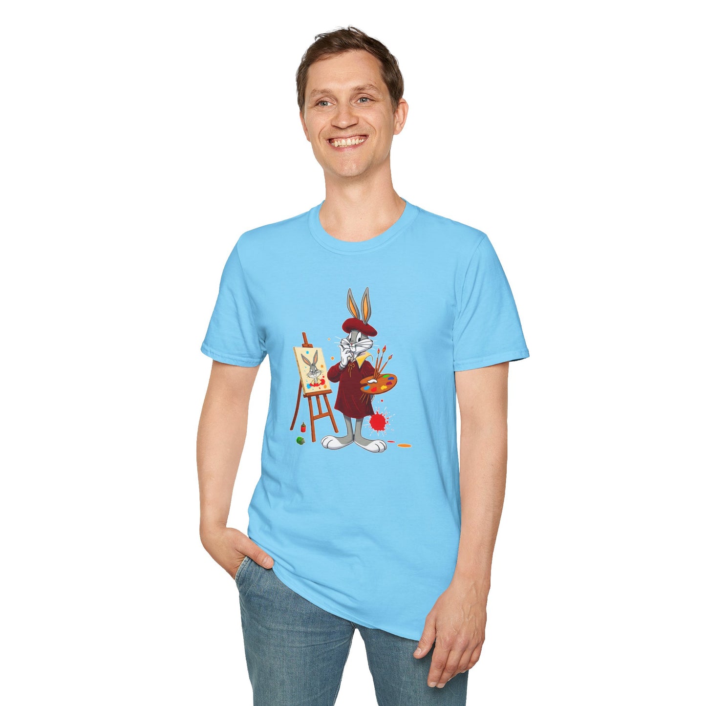 Bugs Bunny Shirt, Bugs Bunny T Shirt, Shirt with Bugs Bunny, T Shirt with Cartoon, Cartoon on T Shirt, Animation Shirt