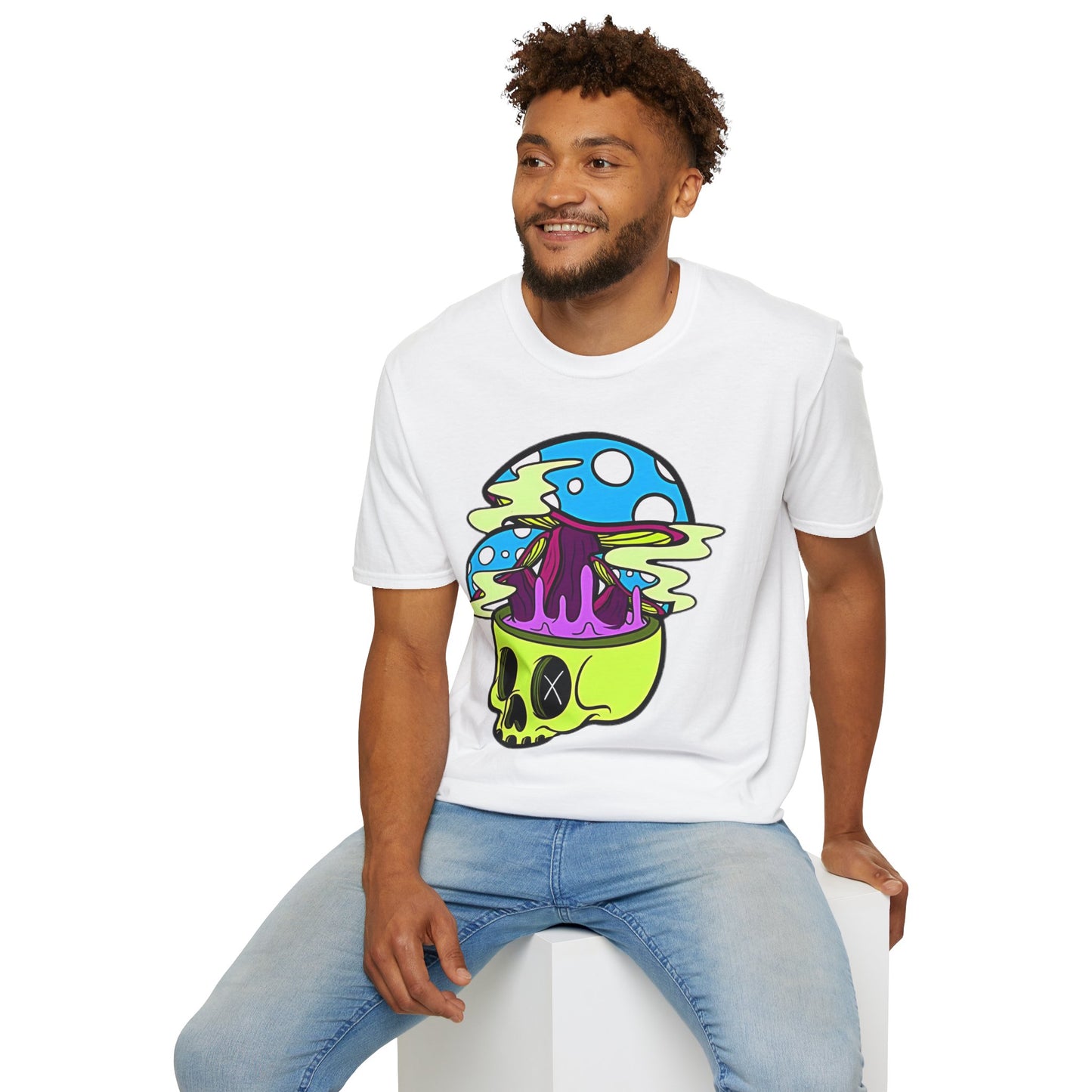 Skull Tee Shirt, Skeleton Shirt, Shirt with Skull, Shirt with Skeleton