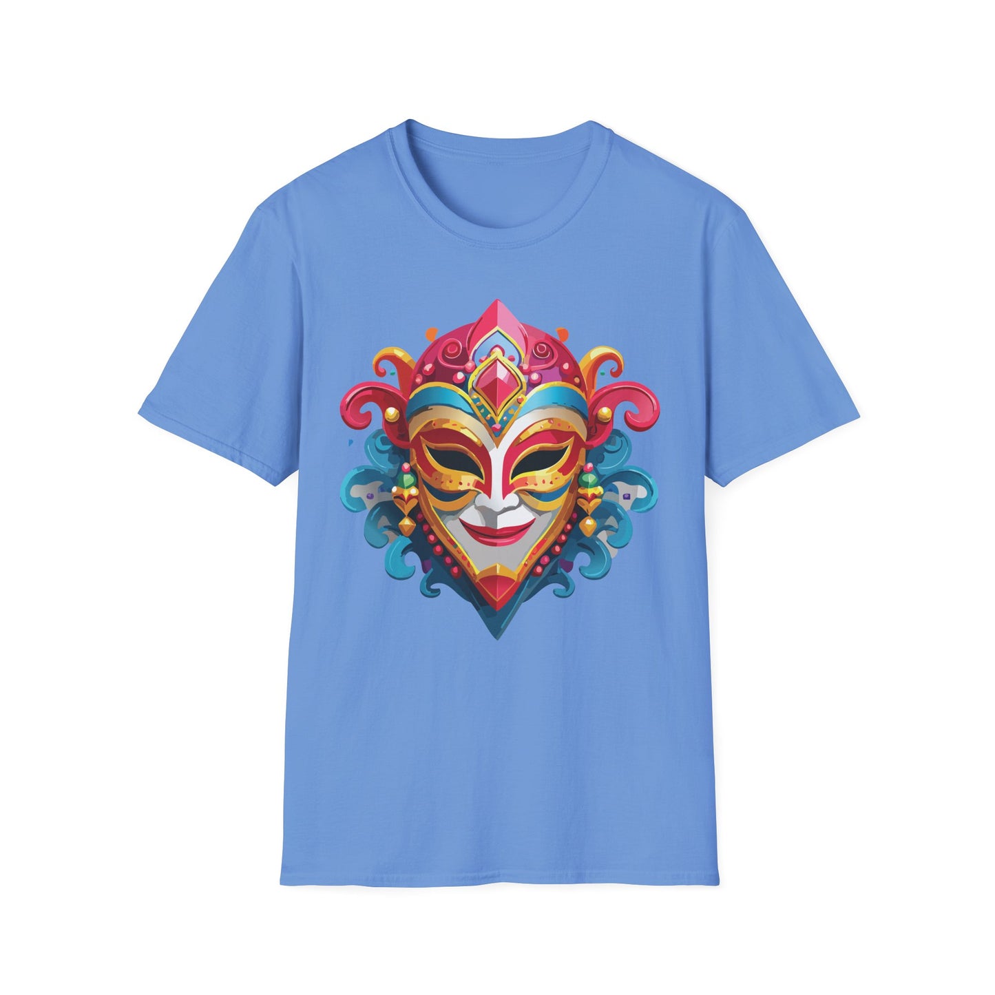 Mask Tee Shirt, Mask Shirt, Shirt with Mask, Masquerade Tees