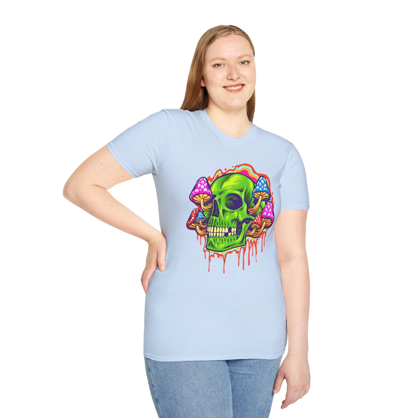 Skull Tee Shirt, Skeleton Shirt, Shirt with Skull, Shirt with Skeleton