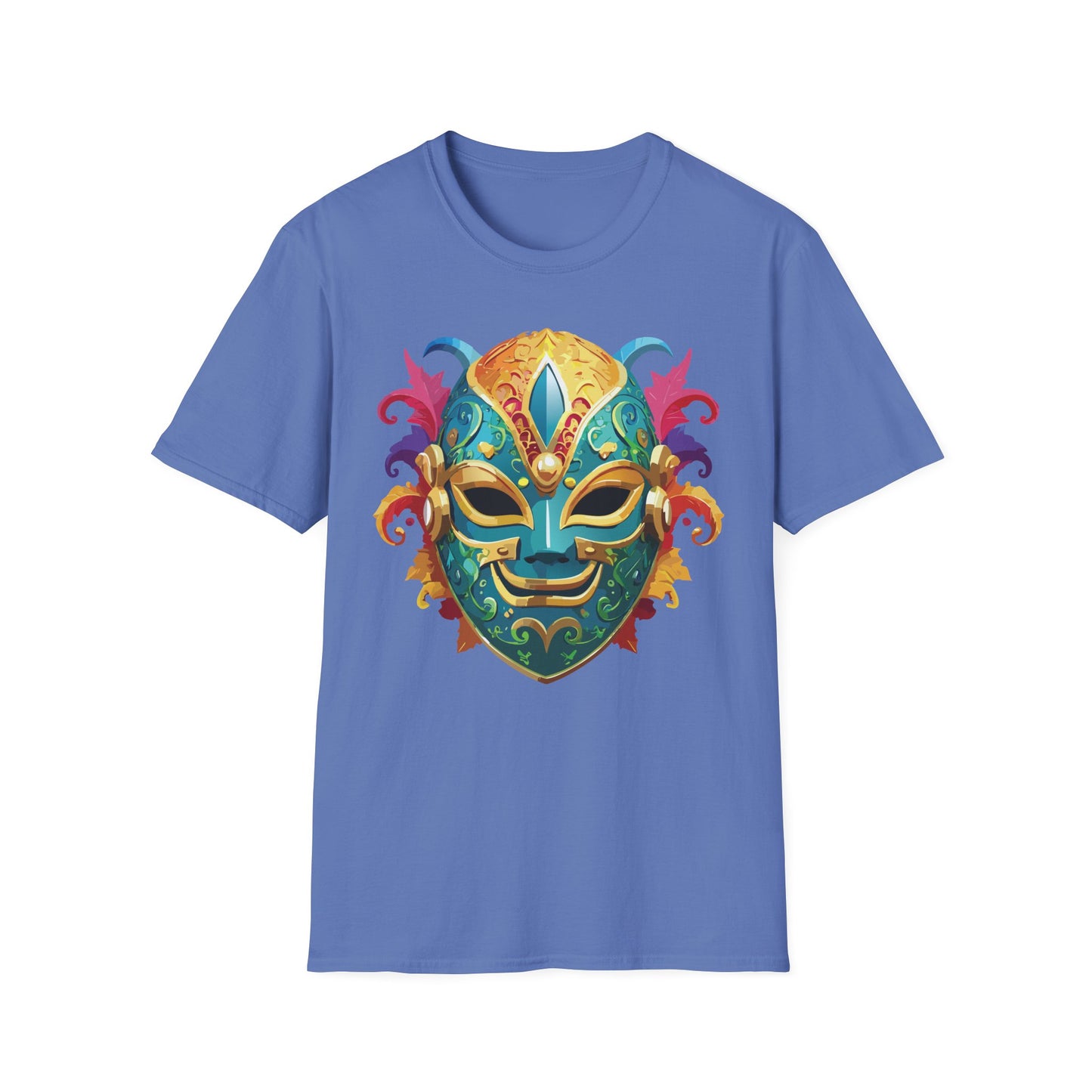 Mask Tee Shirt, Mask Shirt, Shirt with Mask, Masquerade Tees