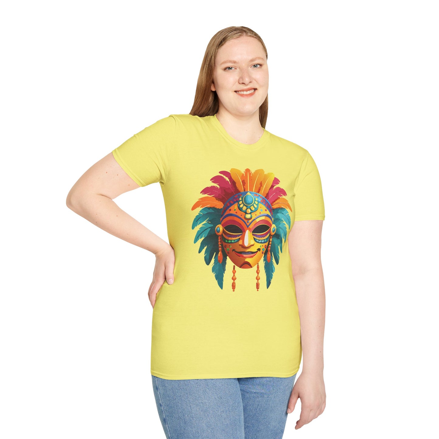 Mask Tee Shirt, Mask Shirt, Shirt with Mask, Masquerade Tees