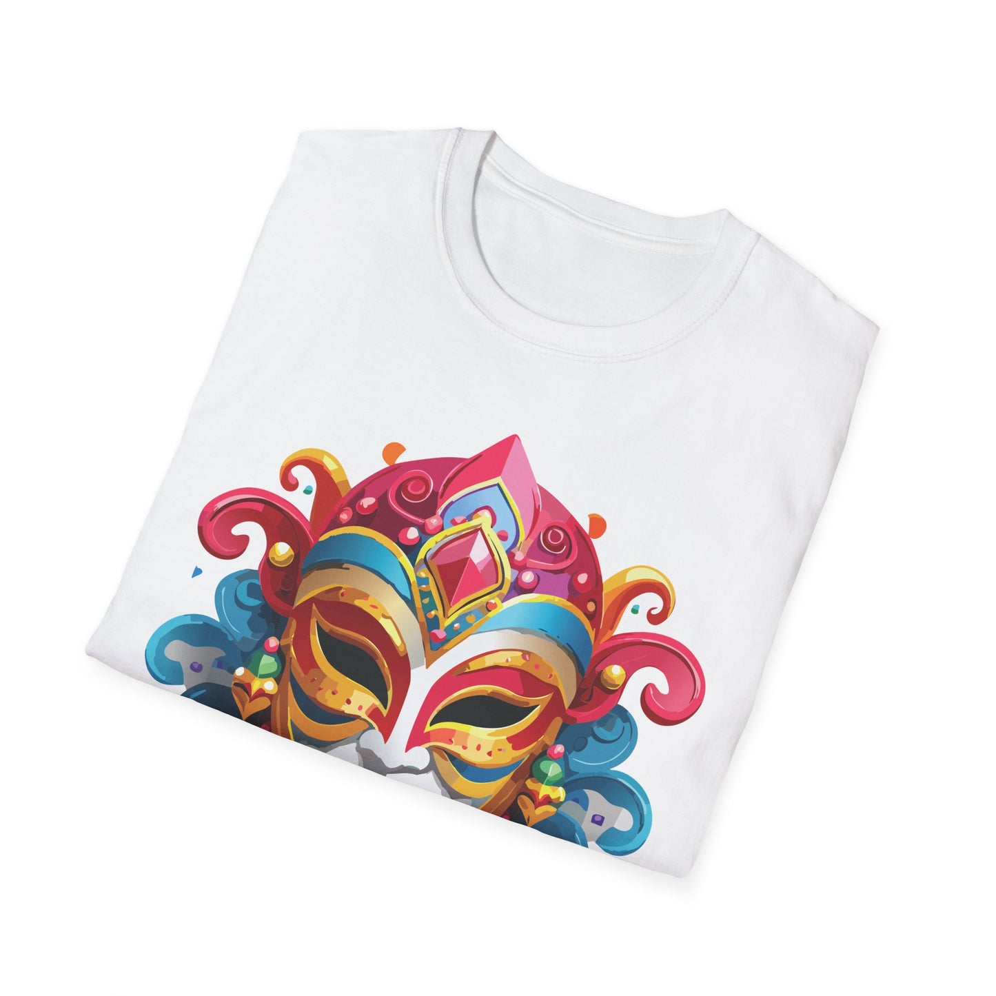 Mask Tee Shirt, Mask Shirt, Shirt with Mask, Masquerade Tees