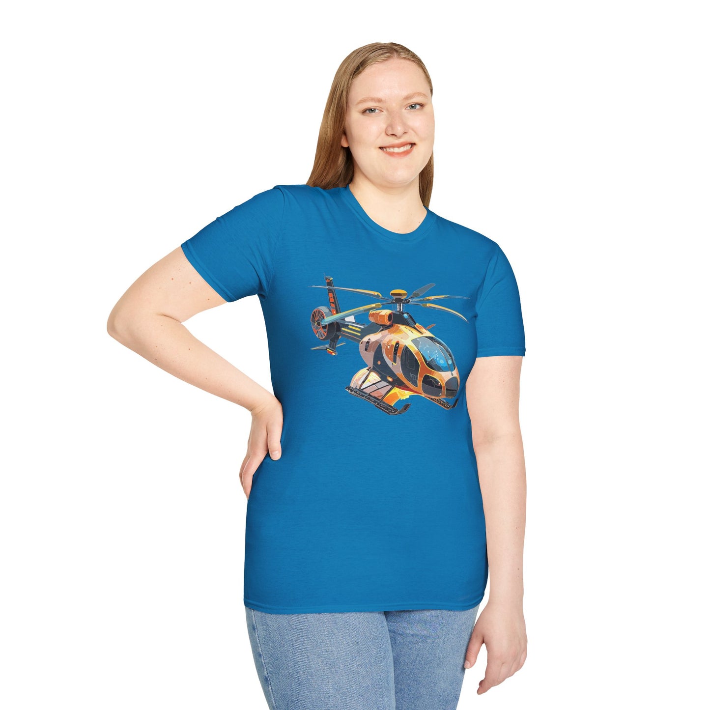 Chopper Shirt, Helicopter Shirt, Shirt with Helicopter, T Shirt with Chopper