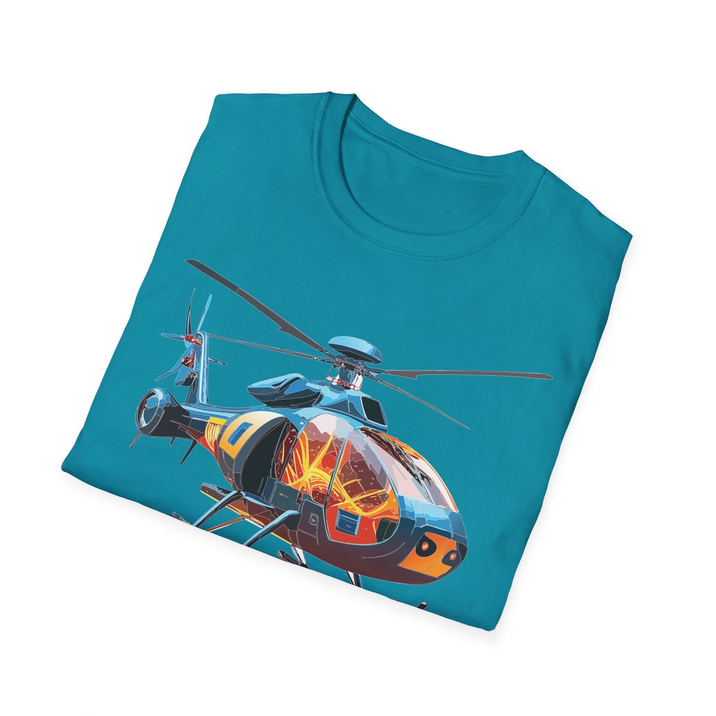 Chopper Shirt, Helicopter Shirt, Shirt with Helicopter, T Shirt with Chopper