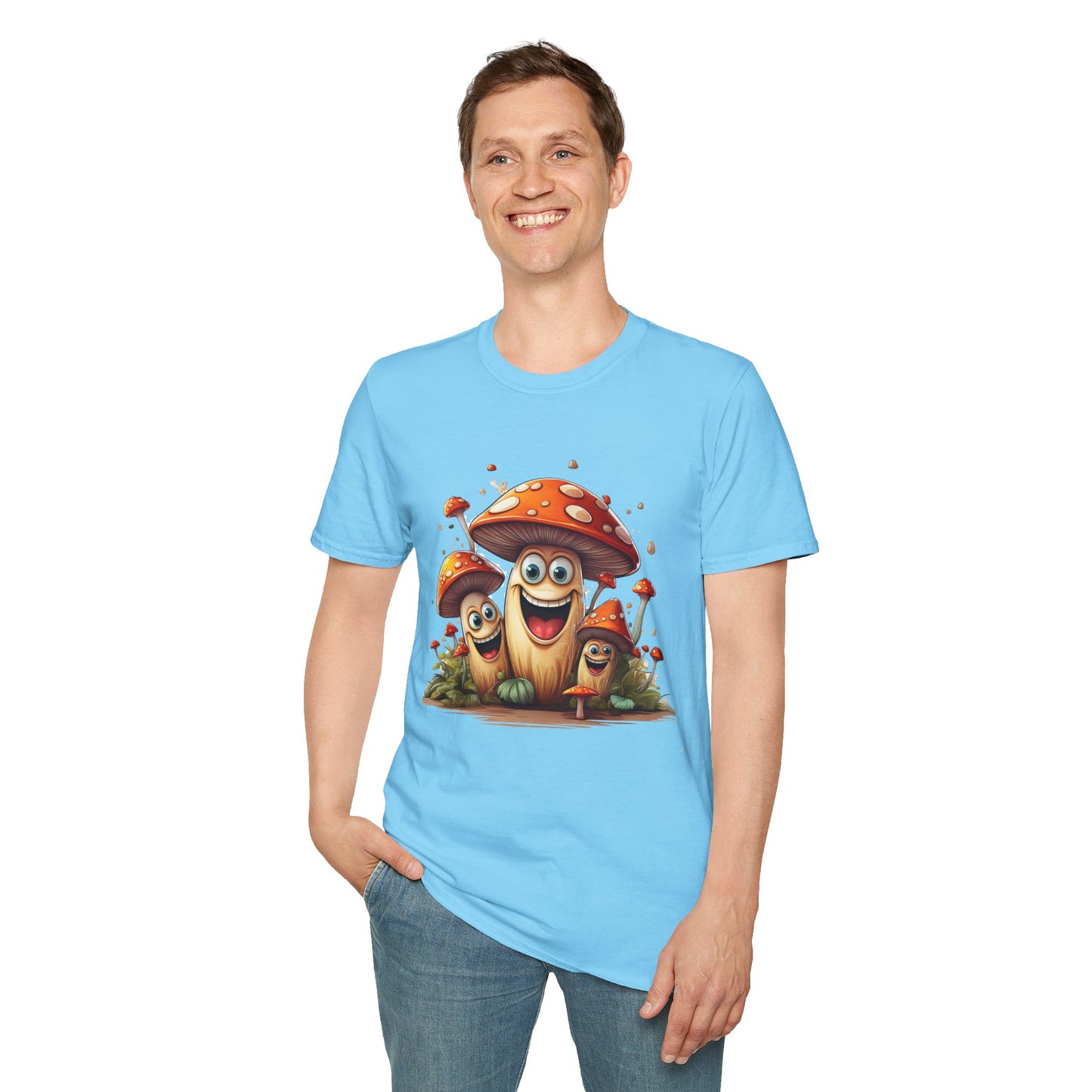 Mashroom Tee Shirt, Mashroom Shirt, Shirt with Funny Mashroom, Shirt with Fungus