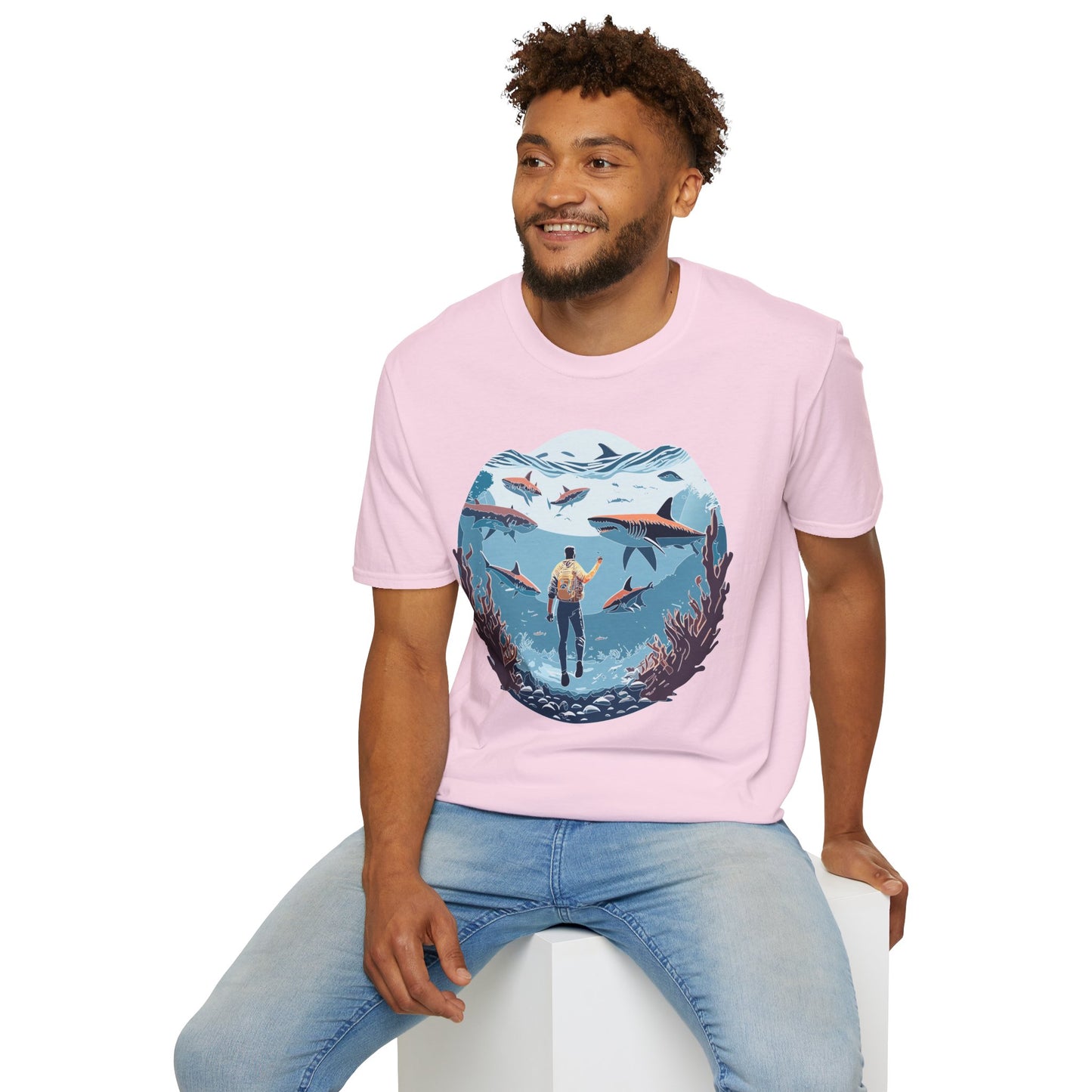 Ocean Tee Shirt, Ocean Shirt, Shirt with Ocean, U boat Tees, Shirt with U-Boat