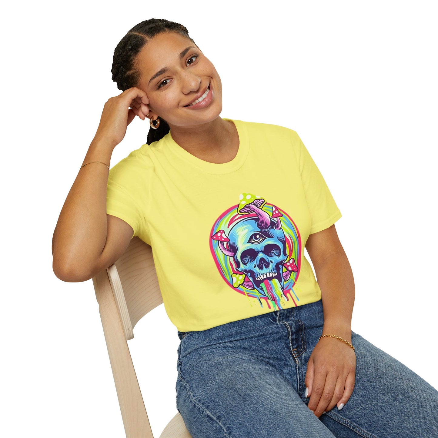 Skull Tee Shirt, Skeleton Shirt, Shirt with Skull, Shirt with Skeleton