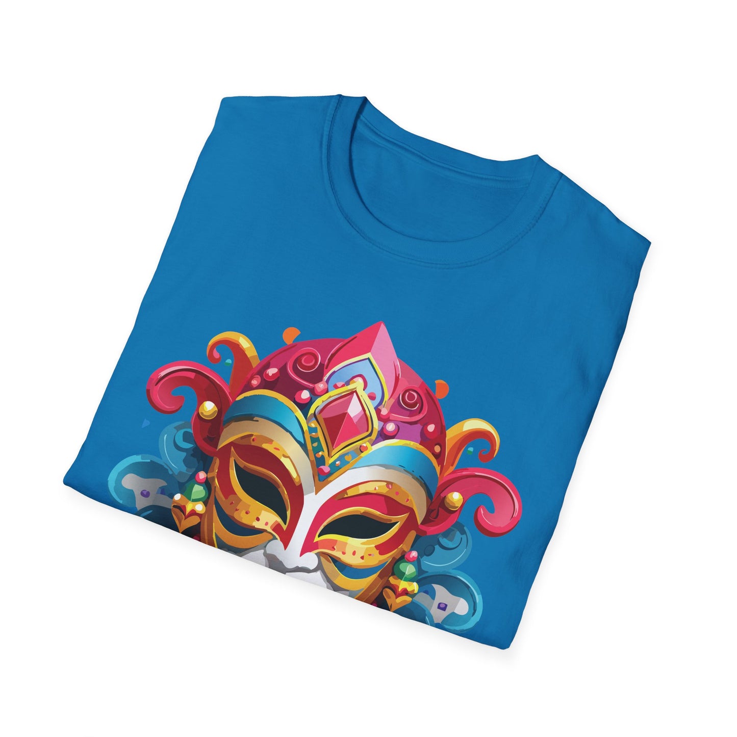 Mask Tee Shirt, Mask Shirt, Shirt with Mask, Masquerade Tees