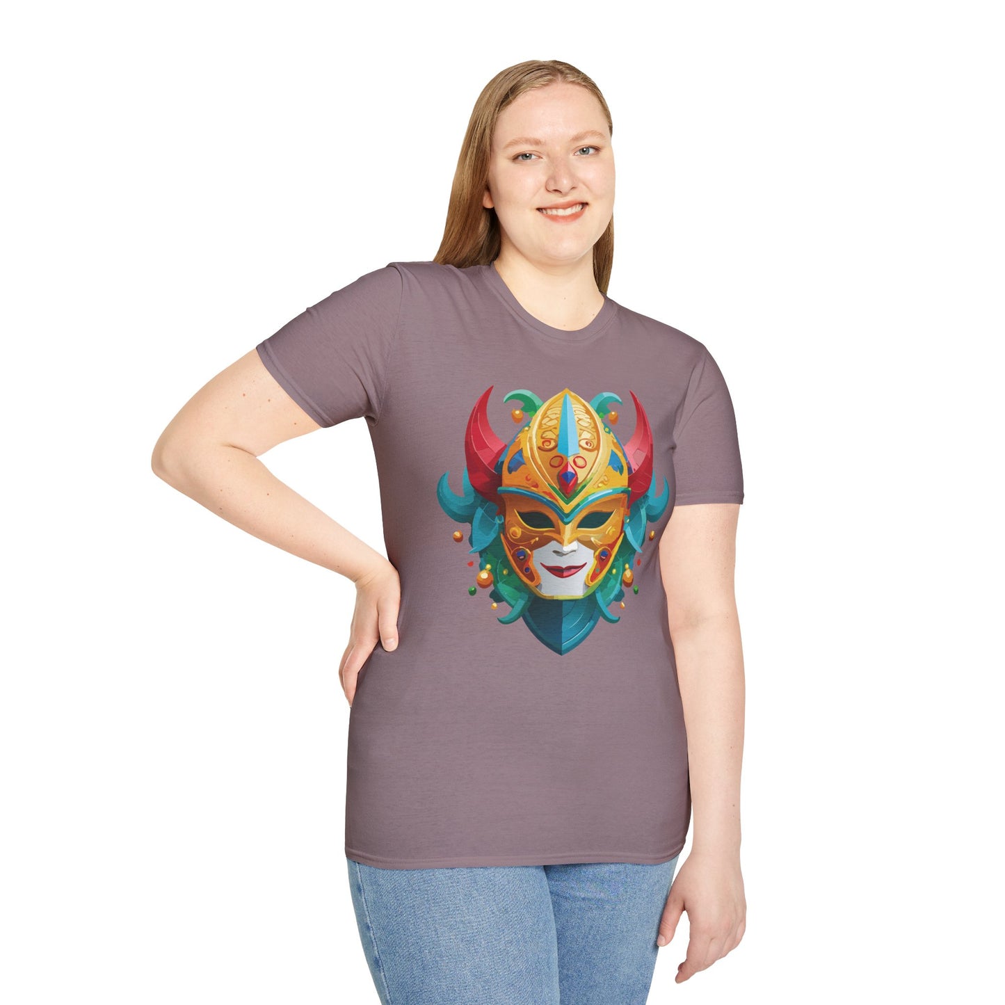 Mask Tee Shirt, Mask Shirt, Shirt with Mask, Masquerade Tees