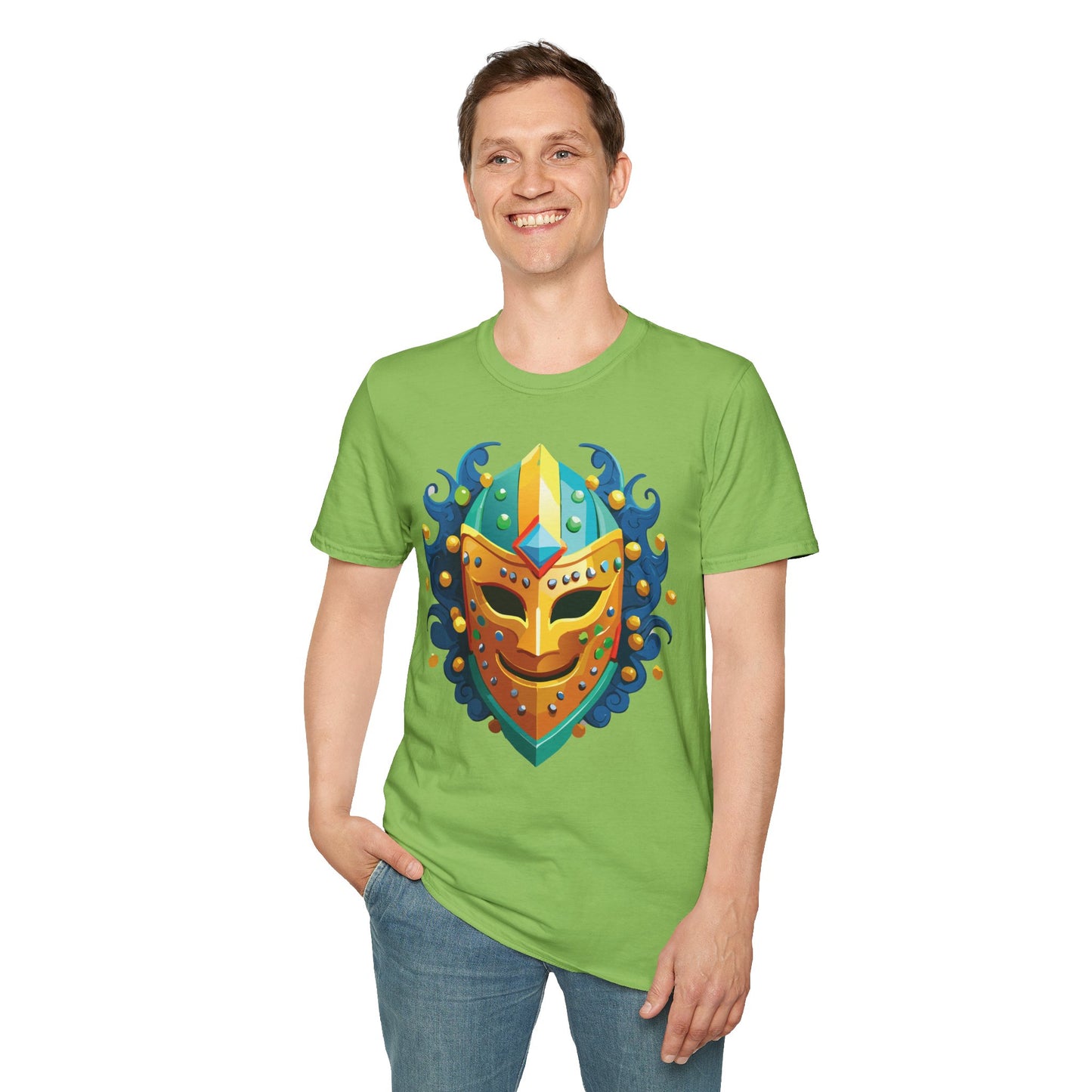 Mask Tee Shirt, Mask Shirt, Shirt with Mask, Masquerade Tees