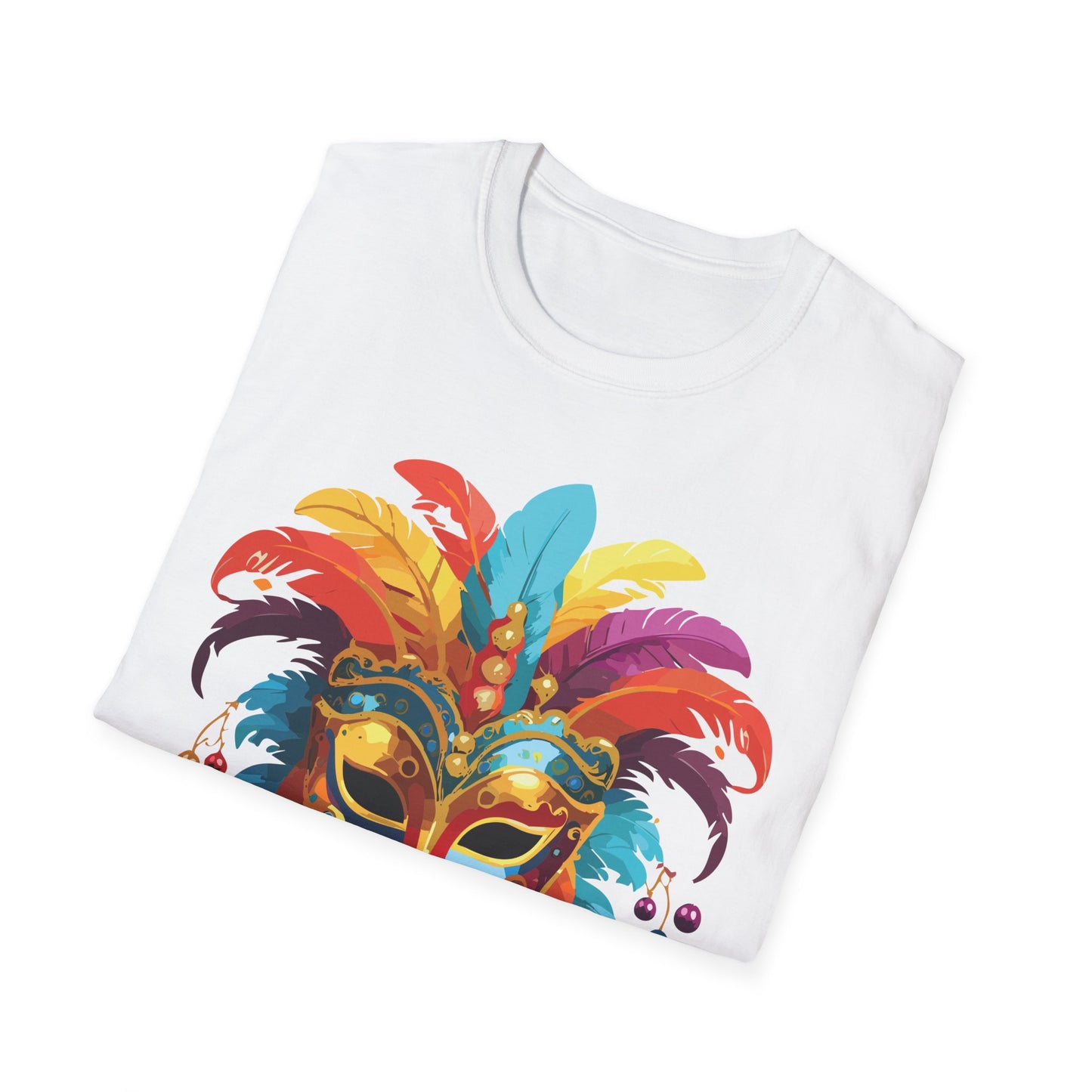 Mask Tee Shirt, Mask Shirt, Shirt with Mask, Masquerade Tees