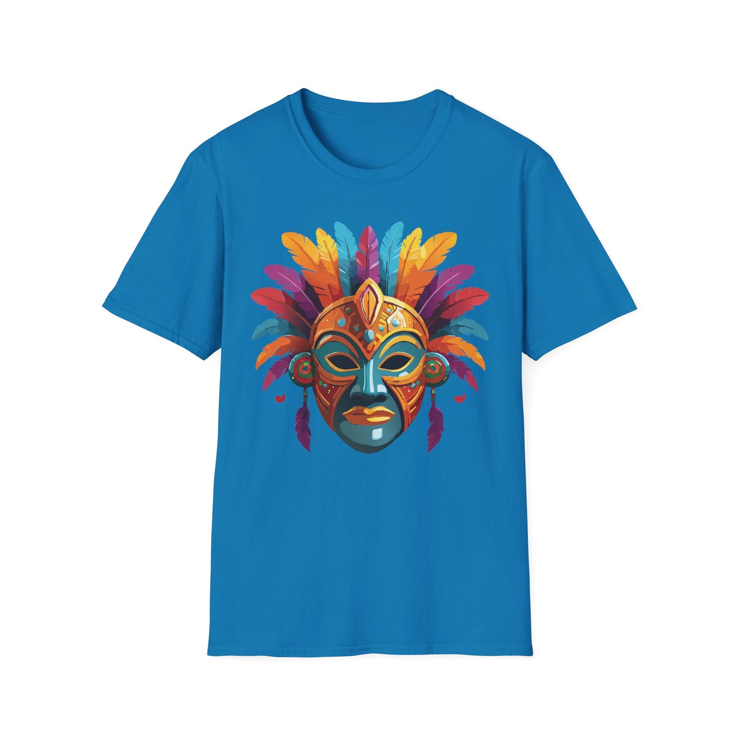 Mask Tee Shirt, Mask Shirt, Shirt with Mask, Masquerade Tees