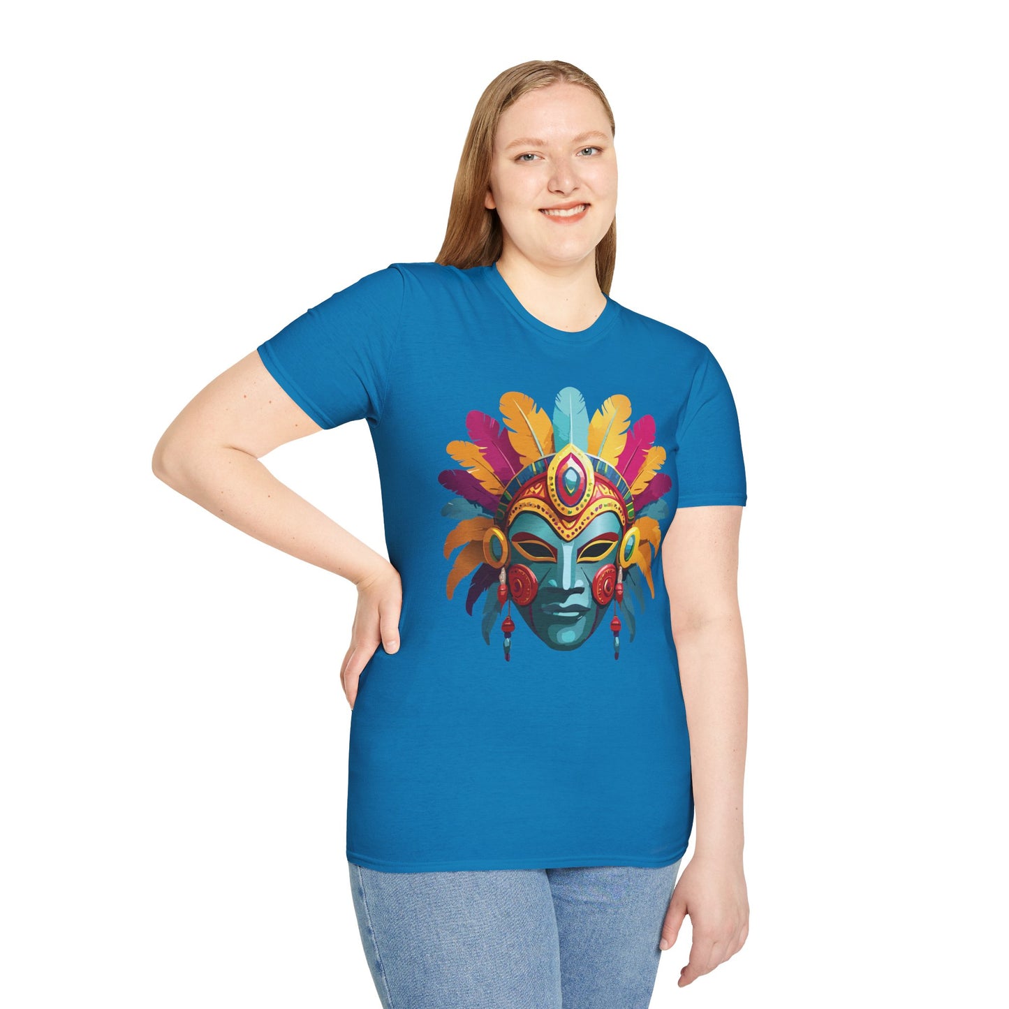 Mask Tee Shirt, Mask Shirt, Shirt with Mask, Masquerade Tees