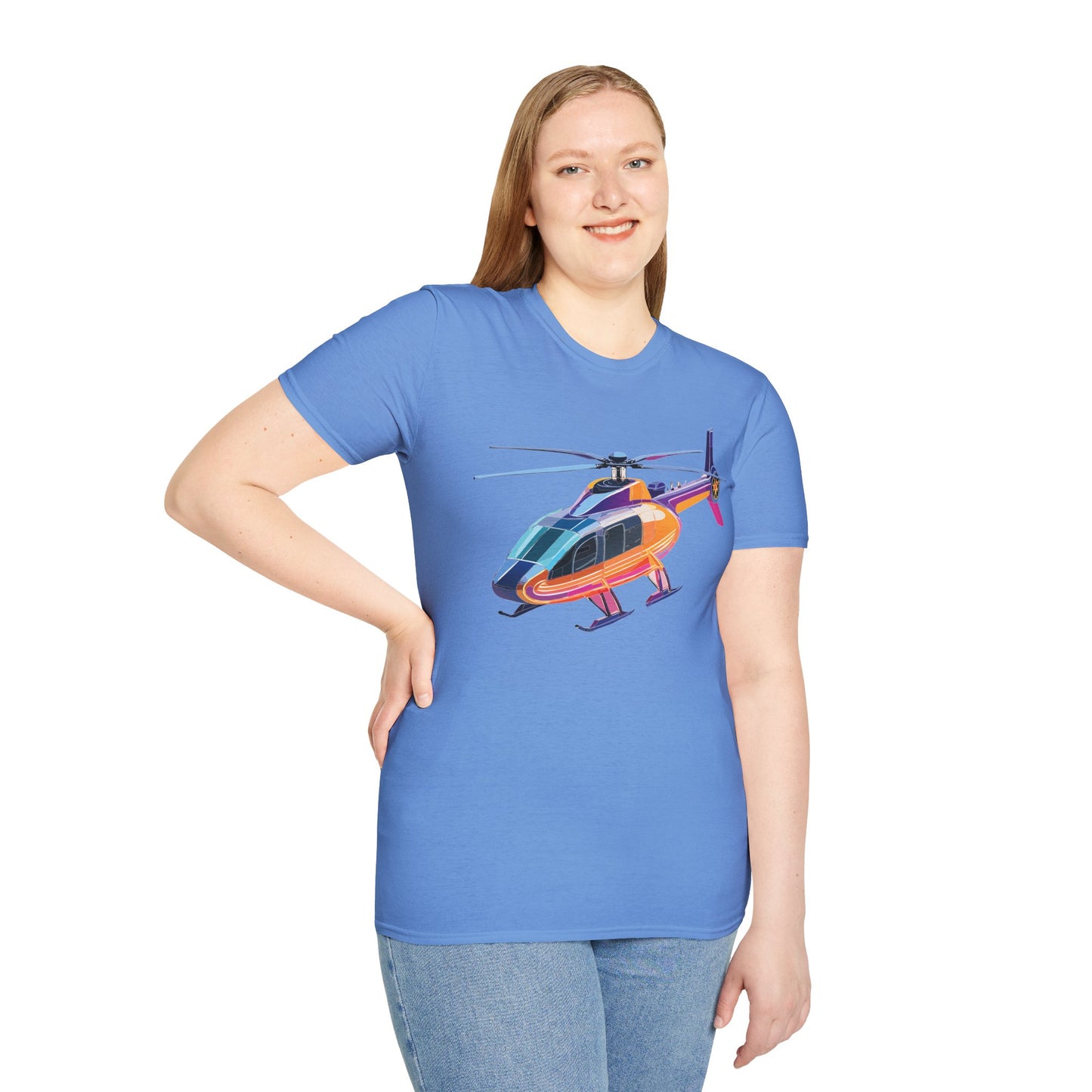 Chopper Shirt, Helicopter Shirt, Shirt with Helicopter, T Shirt with Chopper