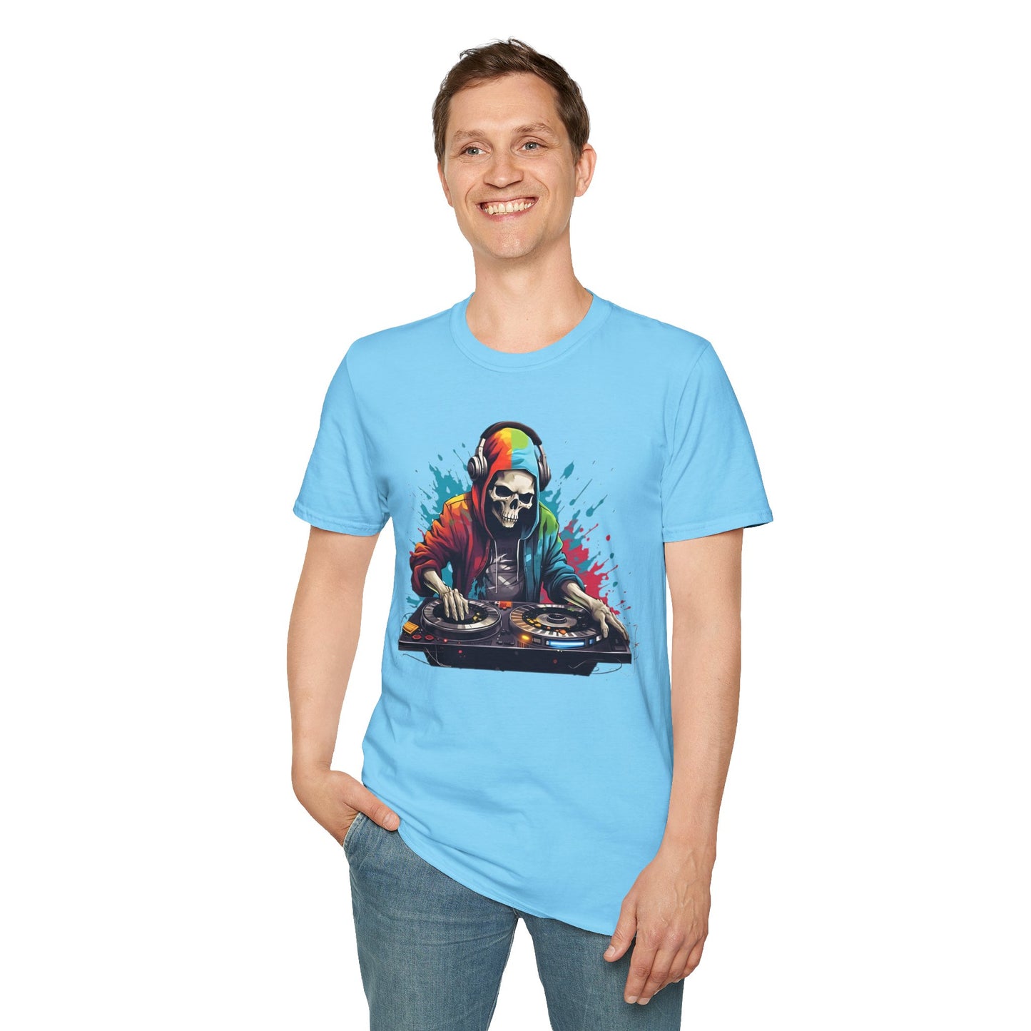 Skull Tee Shirt, Skeleton Shirt, Shirt with Skull, Shirt with Skeleton