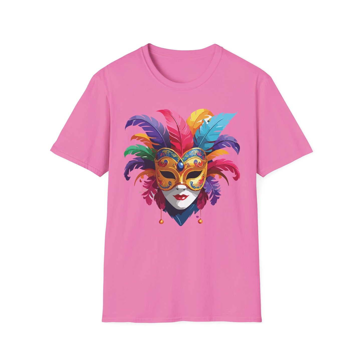 Mask Tee Shirt, Mask Shirt, Shirt with Mask, Masquerade Tees