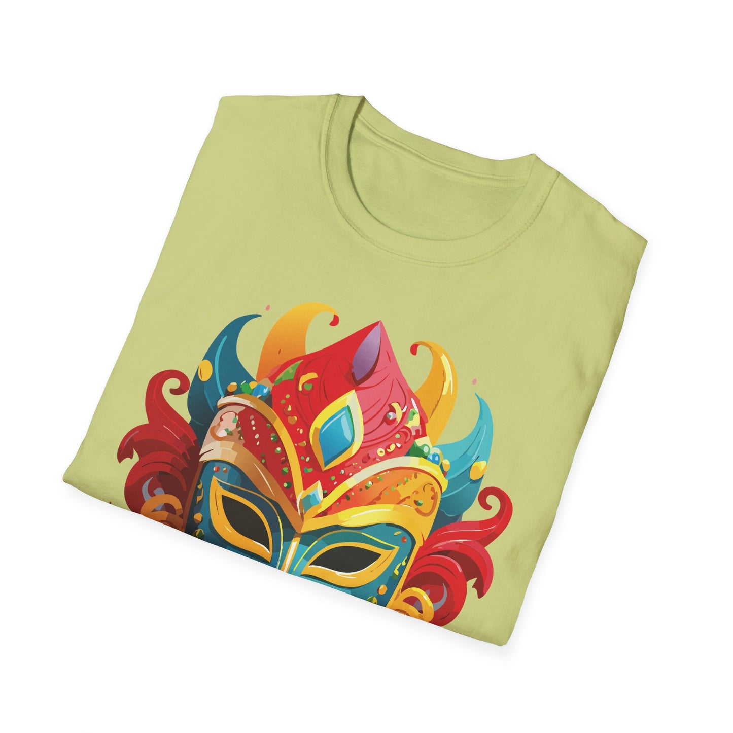 Mask Tee Shirt, Mask Shirt, Shirt with Mask, Masquerade Tees