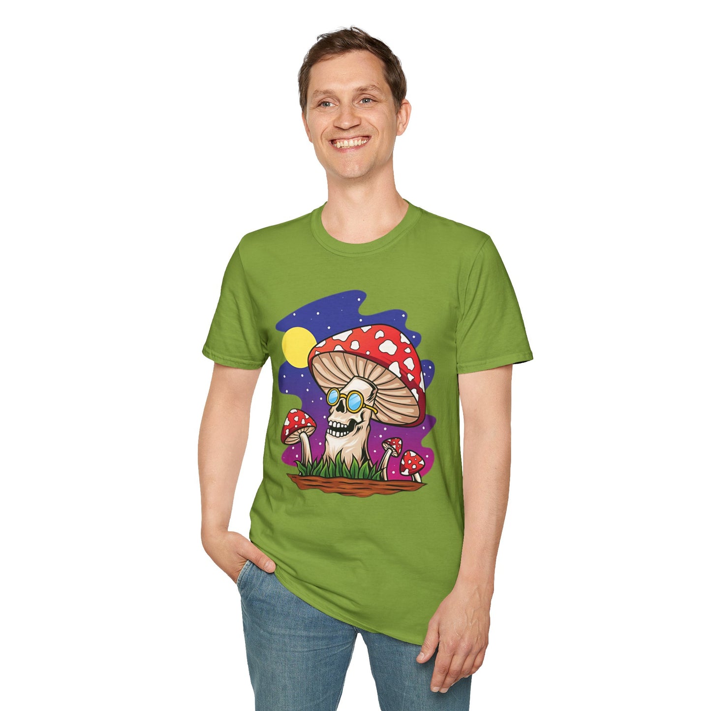 Mashroom Tee Shirt, Mashroom Shirt, Shirt with Funny Mashroom, Shirt with Fungus