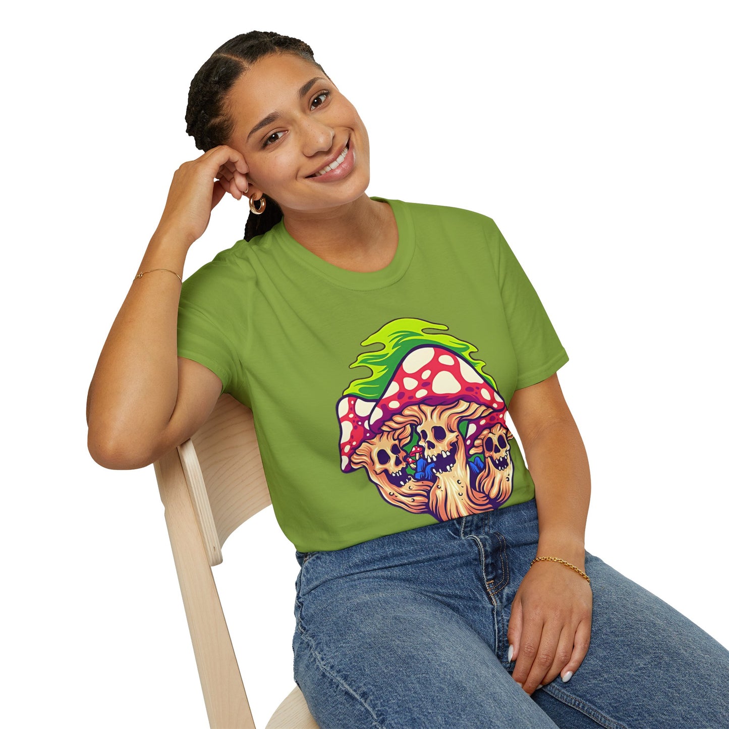 Mashroom Tee Shirt, Mashroom Shirt, Shirt with Funny Mashroom, Shirt with Fungus