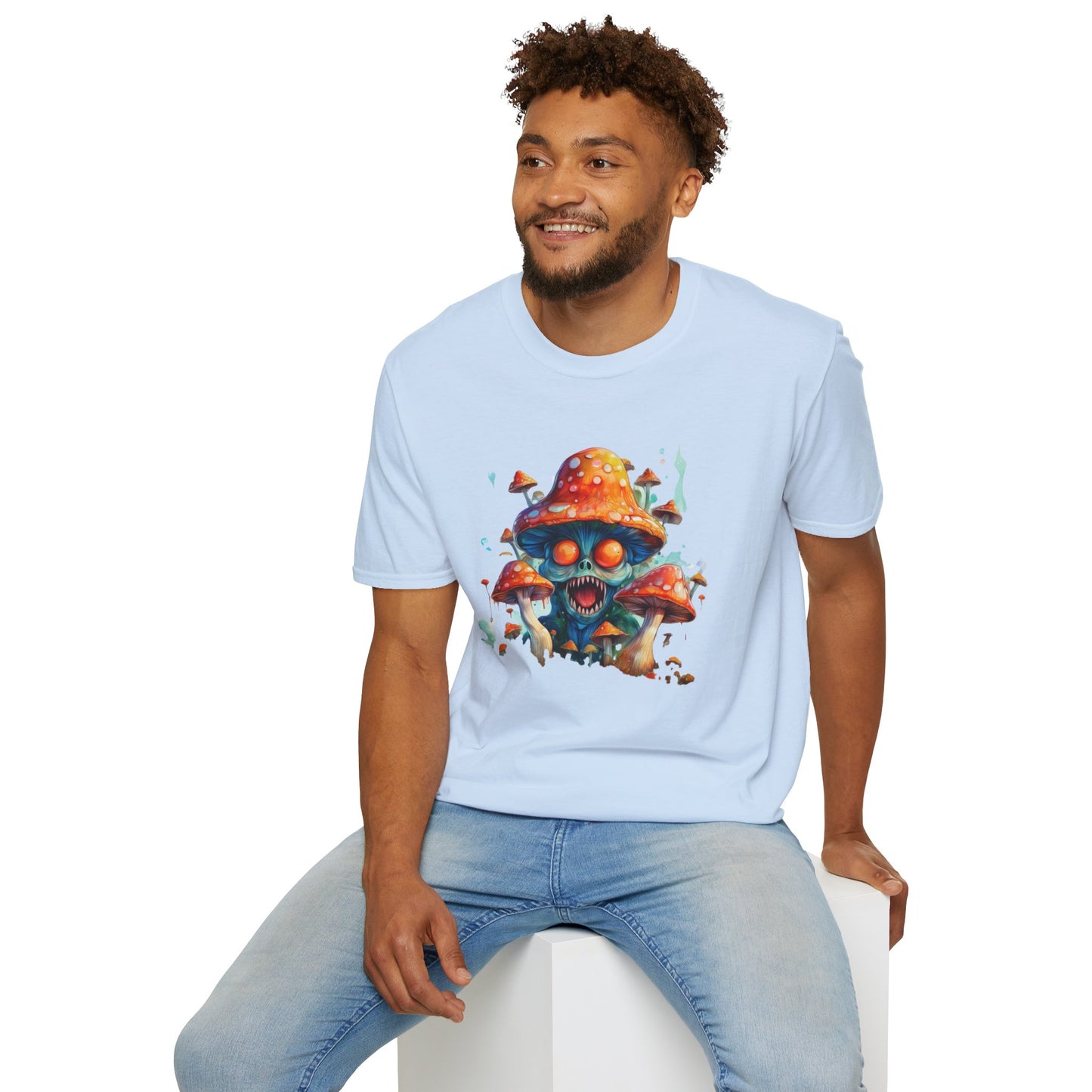 Mashroom Tee Shirt, Mashroom Shirt, Shirt with Funny Mashroom, Shirt with Fungus