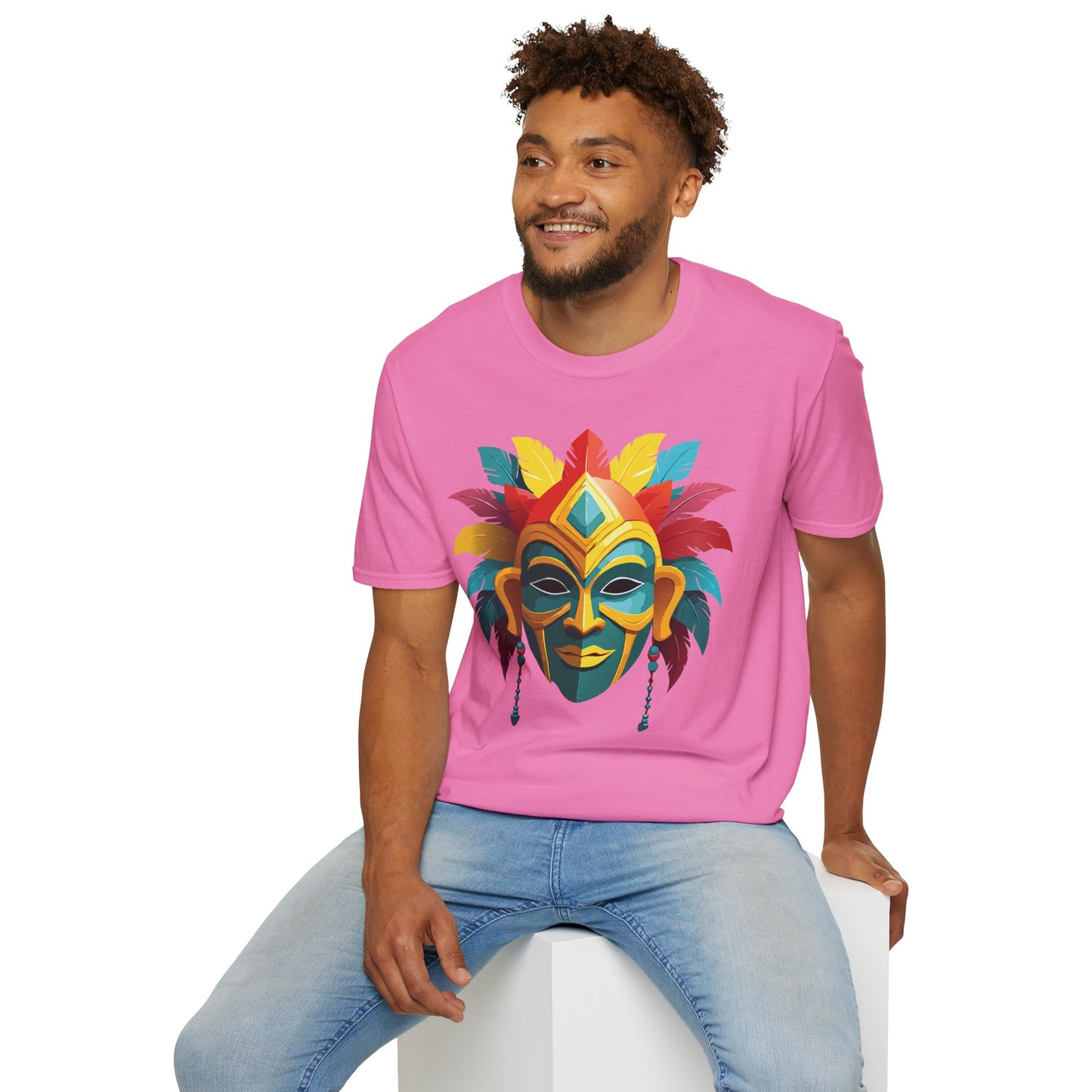 Mask Tee Shirt, Mask Shirt, Shirt with Mask, Masquerade Tees