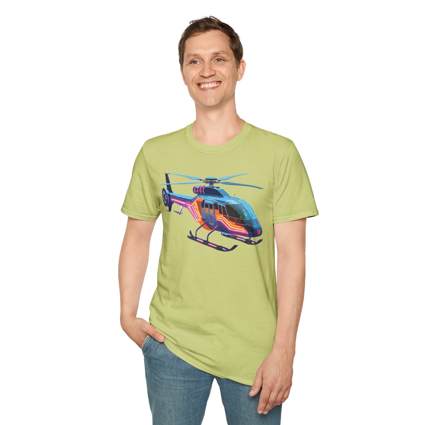 Chopper Shirt, Helicopter Shirt, Shirt with Helicopter, T Shirt with Chopper