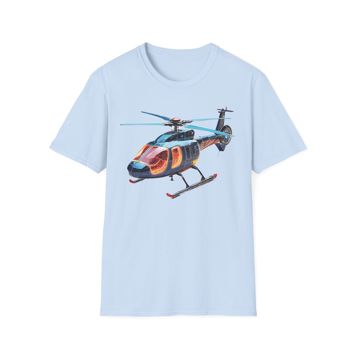 Chopper Shirt, Helicopter Shirt, Shirt with Helicopter, T Shirt with Chopper