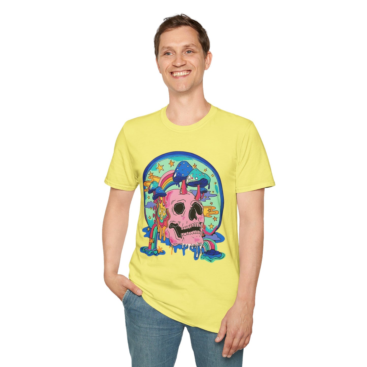 Skull Tee Shirt, Skeleton Shirt, Shirt with Skull, Shirt with Skeleton