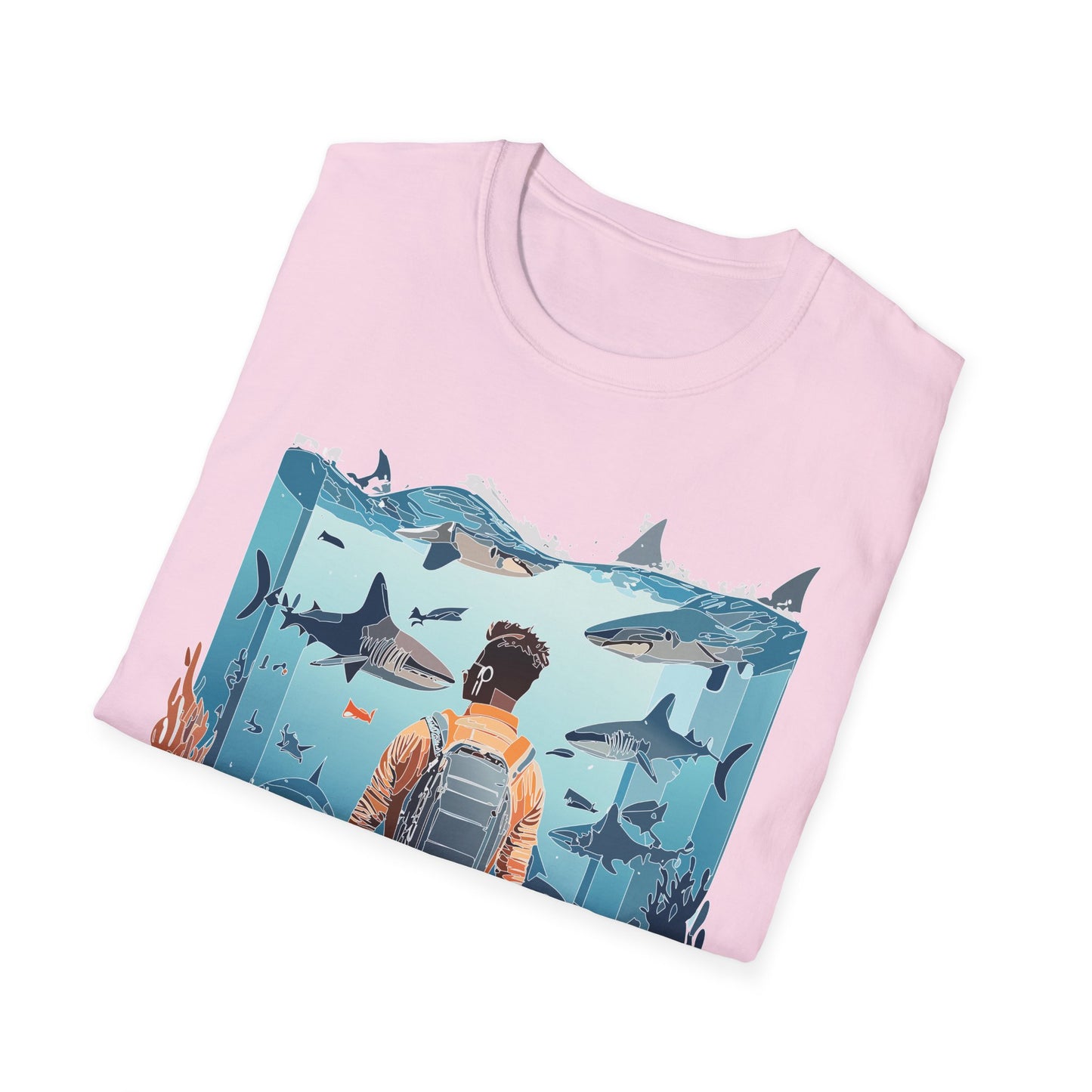 Ocean Tee Shirt, Ocean Shirt, Shirt with Ocean, U boat Tees, Shirt with U-Boat