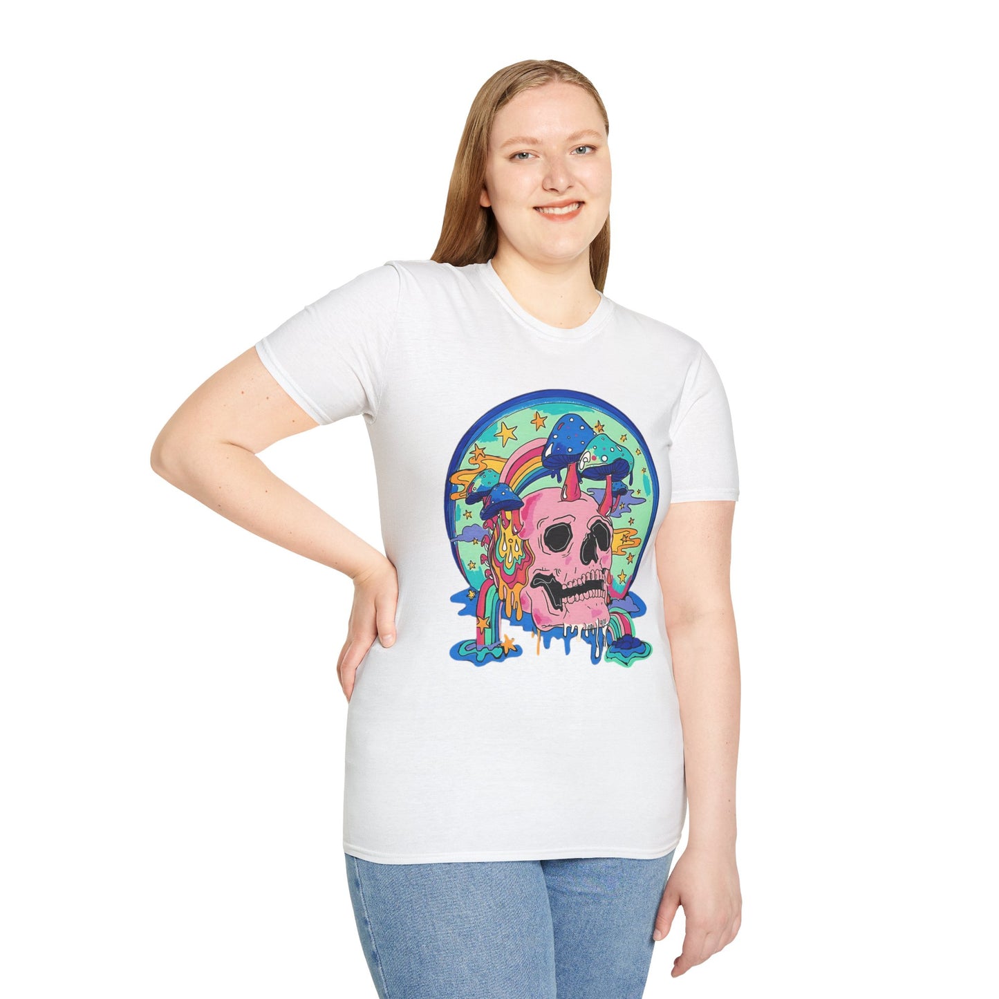 Skull Tee Shirt, Skeleton Shirt, Shirt with Skull, Shirt with Skeleton