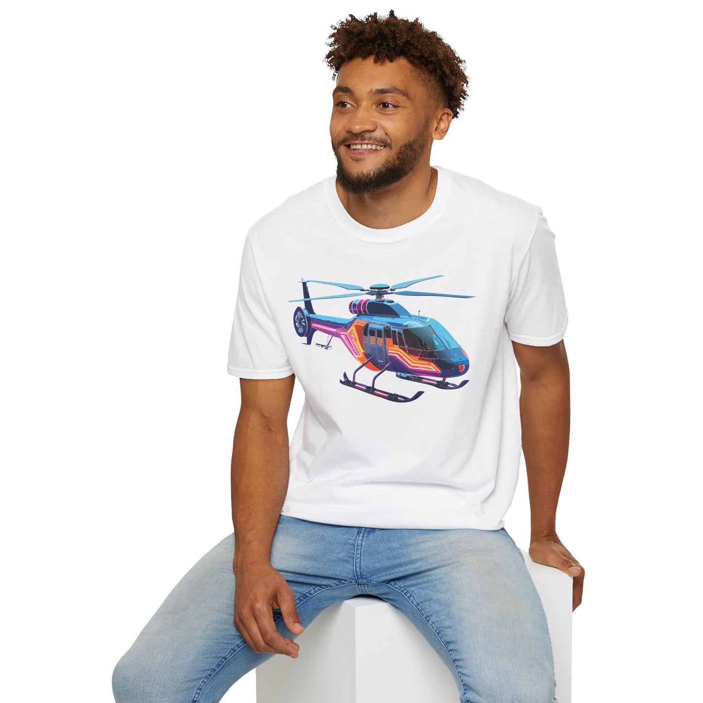 Chopper Shirt, Helicopter Shirt, Shirt with Helicopter, T Shirt with Chopper