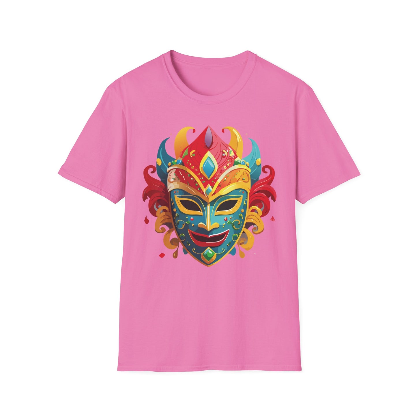 Mask Tee Shirt, Mask Shirt, Shirt with Mask, Masquerade Tees