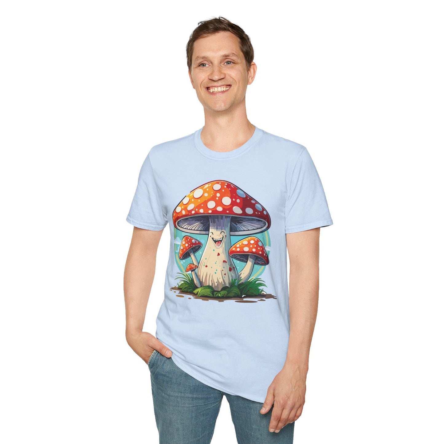 Mashroom Tee Shirt, Mashroom Shirt, Shirt with Funny Mashroom, Shirt with Fungus
