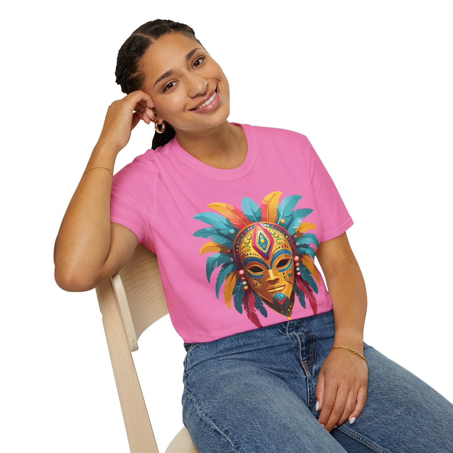 Mask Tee Shirt, Mask Shirt, Shirt with Mask, Masquerade Tees