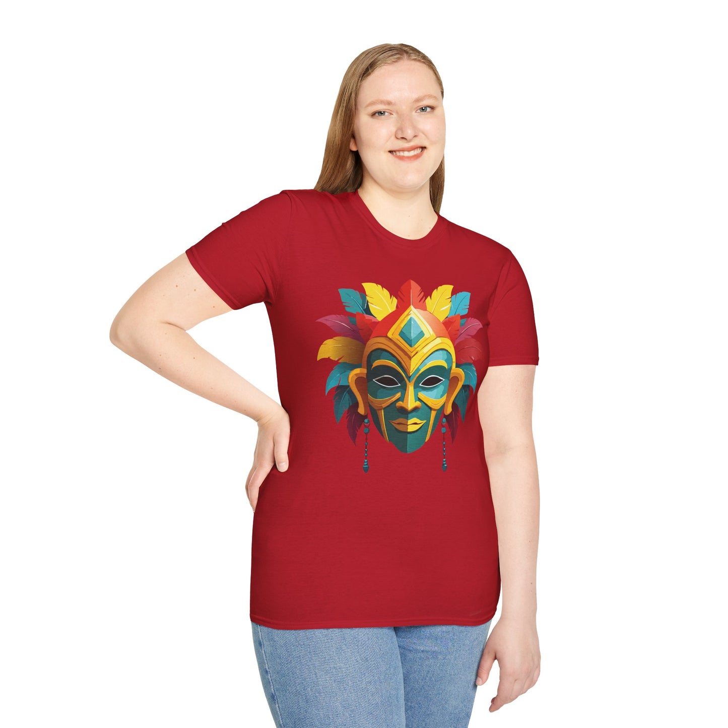Mask Tee Shirt, Mask Shirt, Shirt with Mask, Masquerade Tees