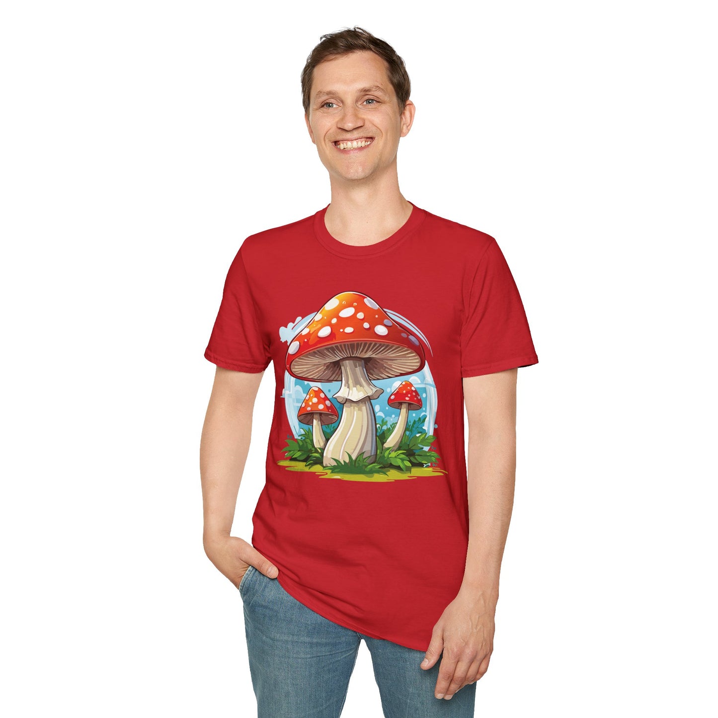 Mashroom Tee Shirt, Mashroom Shirt, Shirt with Funny Mashroom, Shirt with Fungus