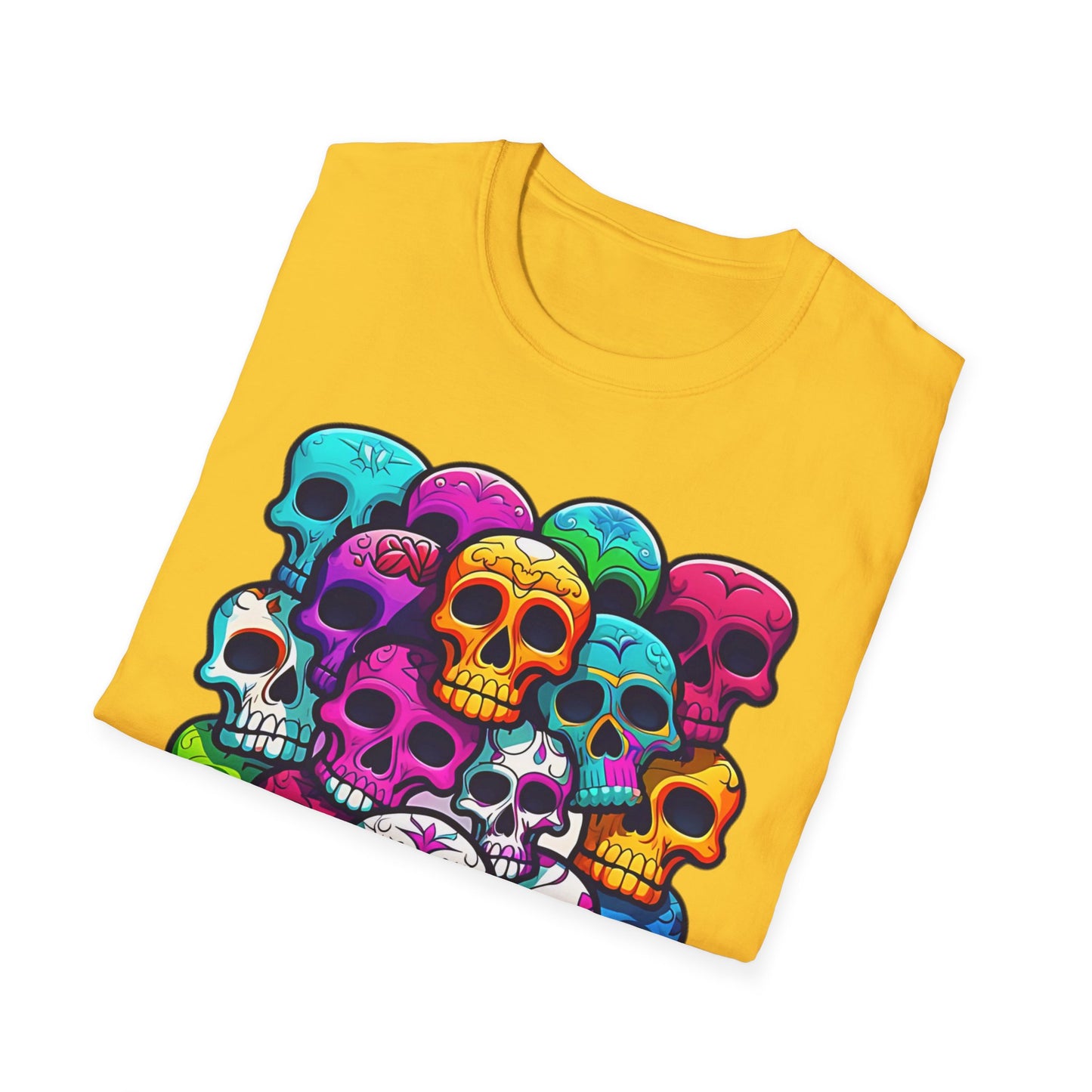 Skull Tee Shirt, Skeleton Shirt, Shirt with Skull, Shirt with Skeleton