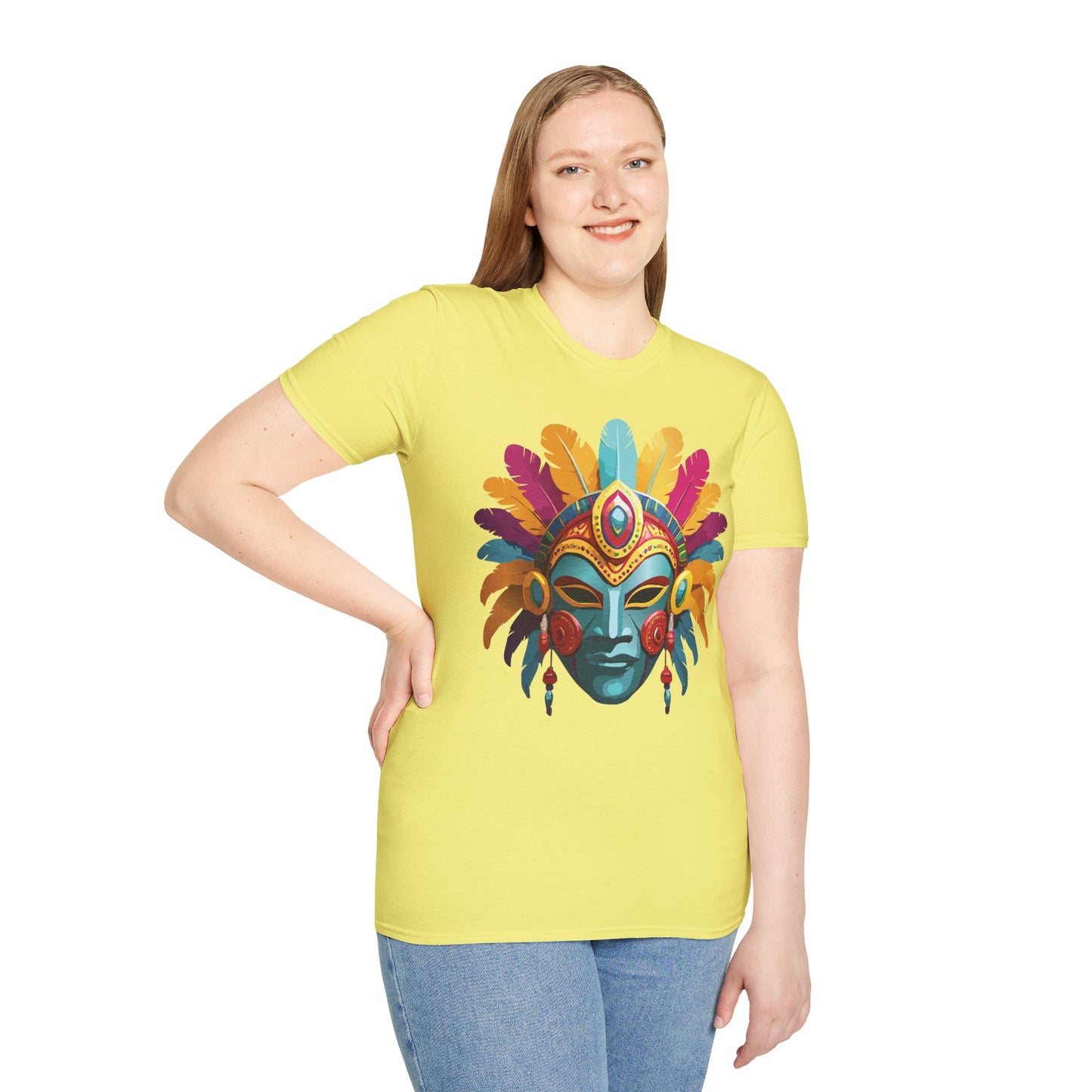 Mask Tee Shirt, Mask Shirt, Shirt with Mask, Masquerade Tees